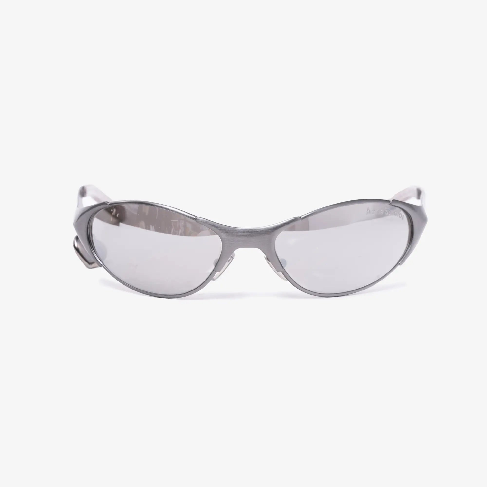 Acne Studios Metal Frame Charm Sunglasses Antique Silver - 1