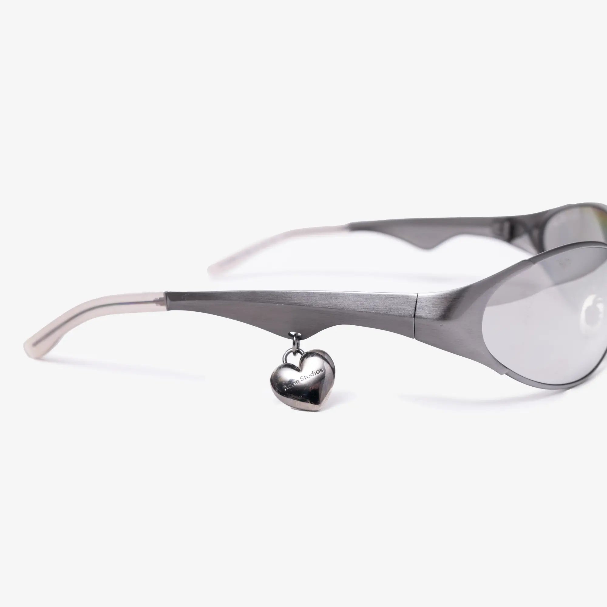 Acne Studios Metal Frame Charm Sunglasses Antique Silver - 2