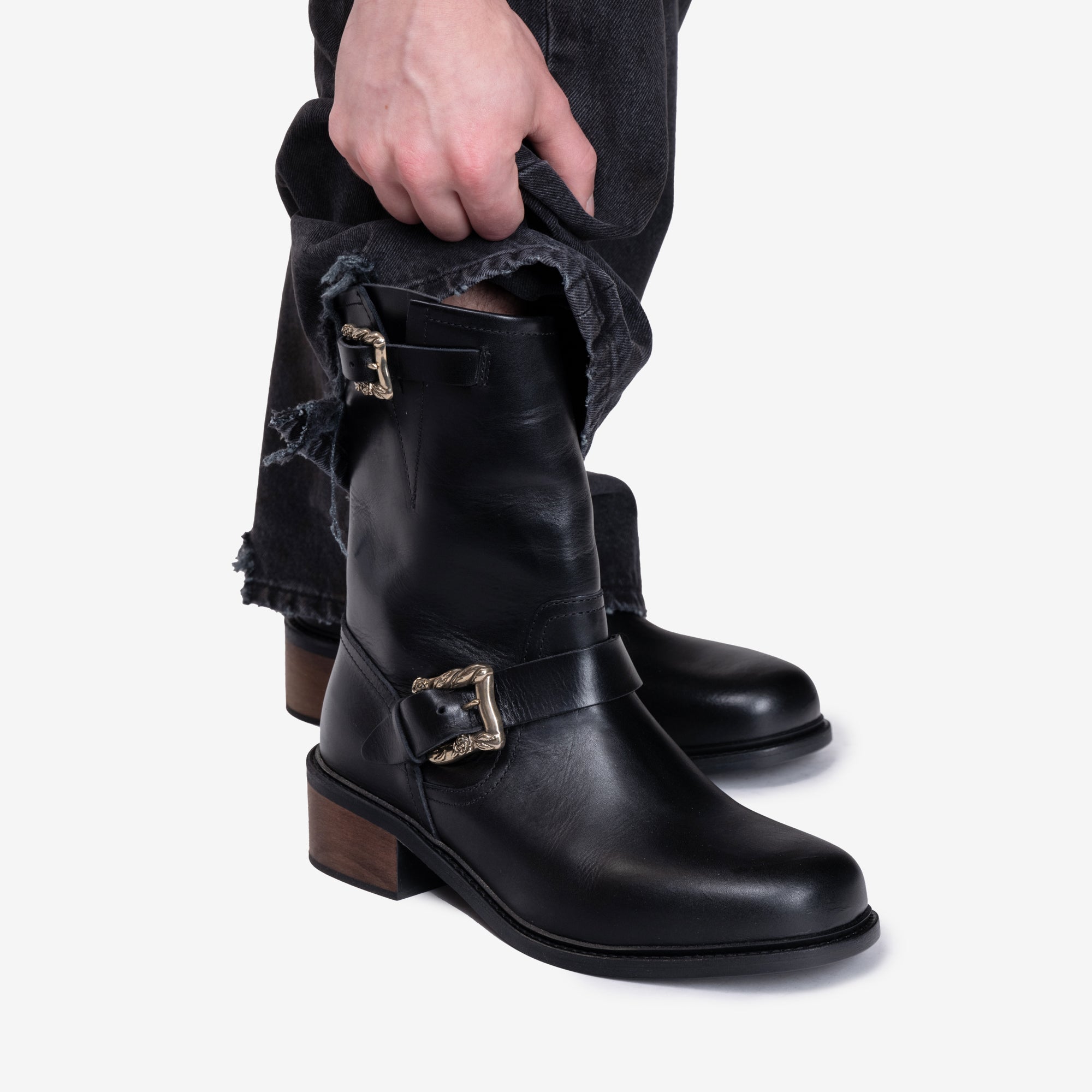 Enfants Riches Deprimes Engineer Boots Black - 7