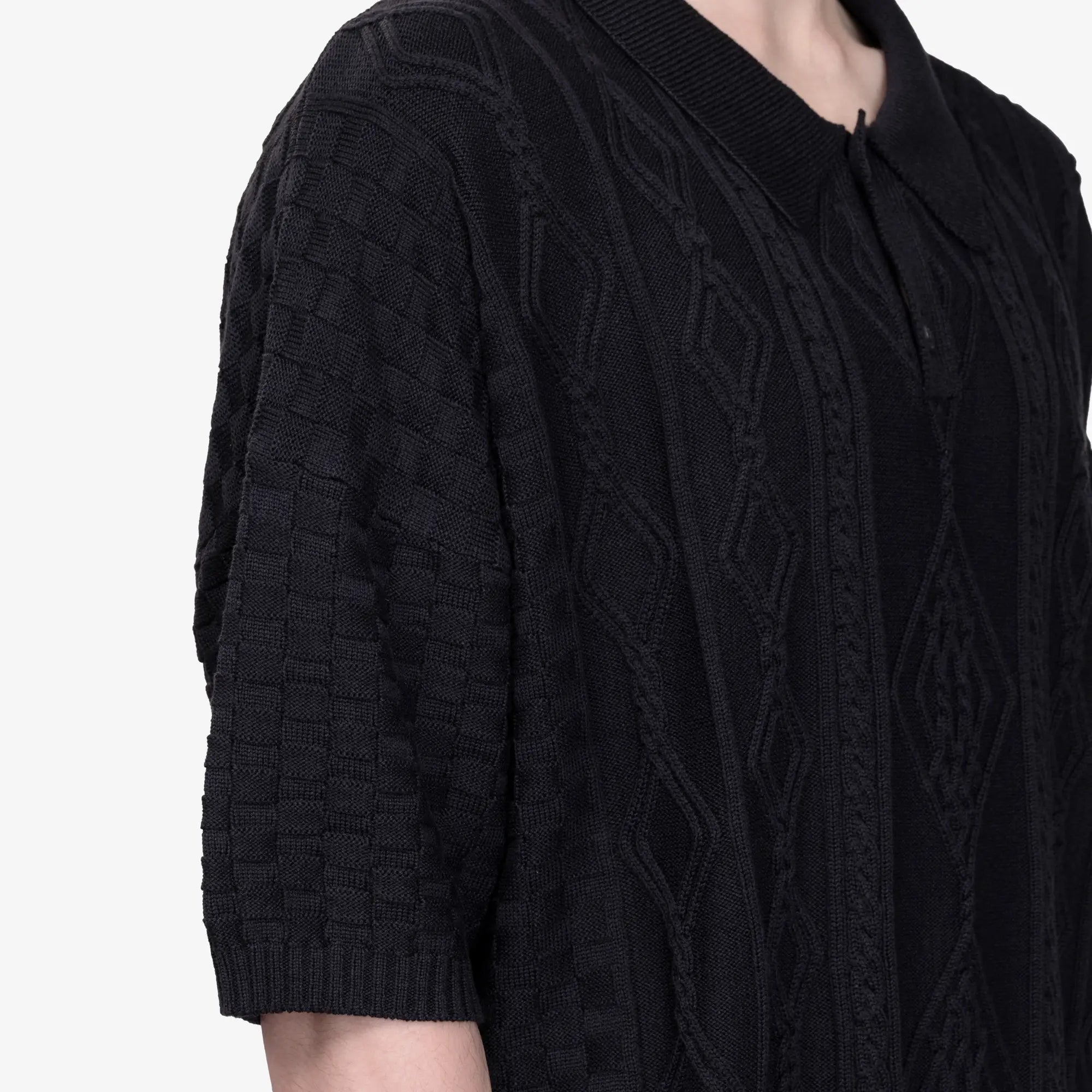 Enfants Riches Deprimes Anthony Polo Sweater Black - 6