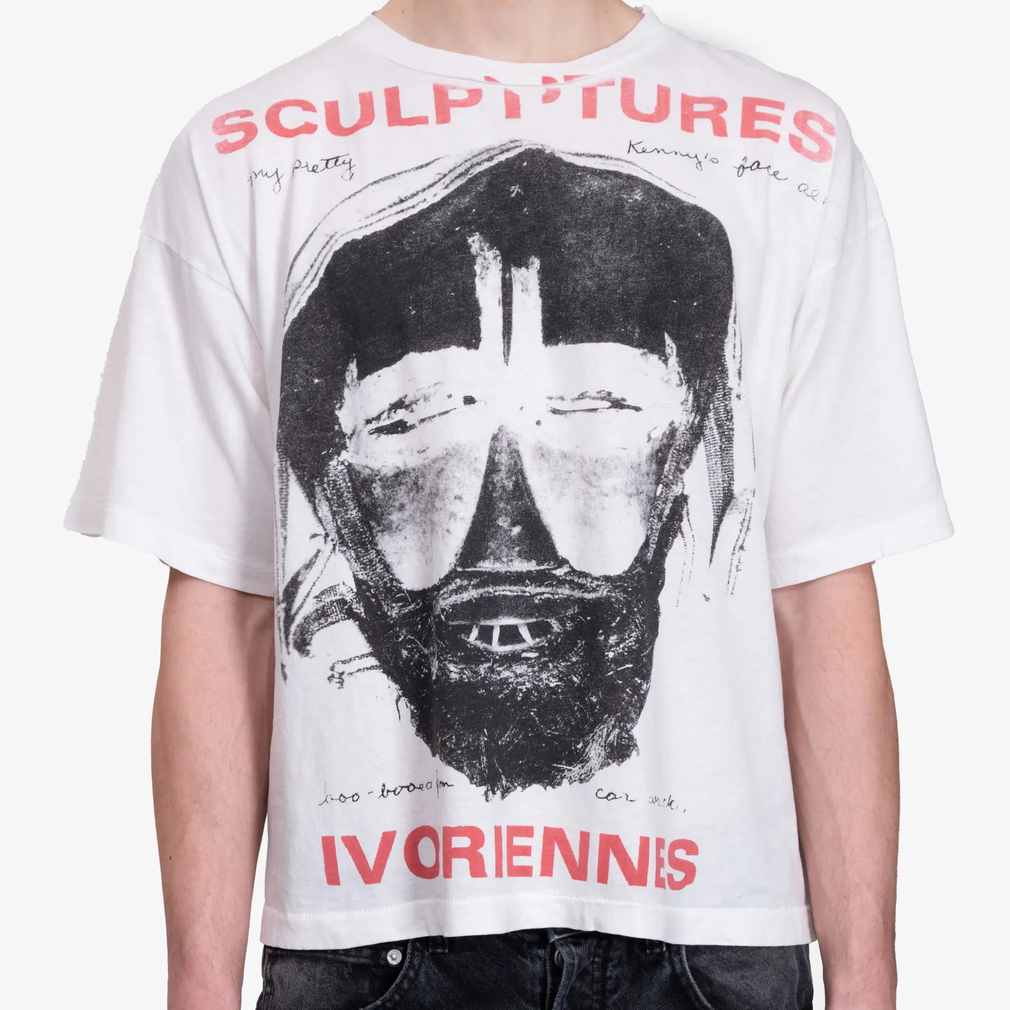 Enfants Riches Deprimes Sculptures Ivoiriennes T-Shirt Faded White - 5