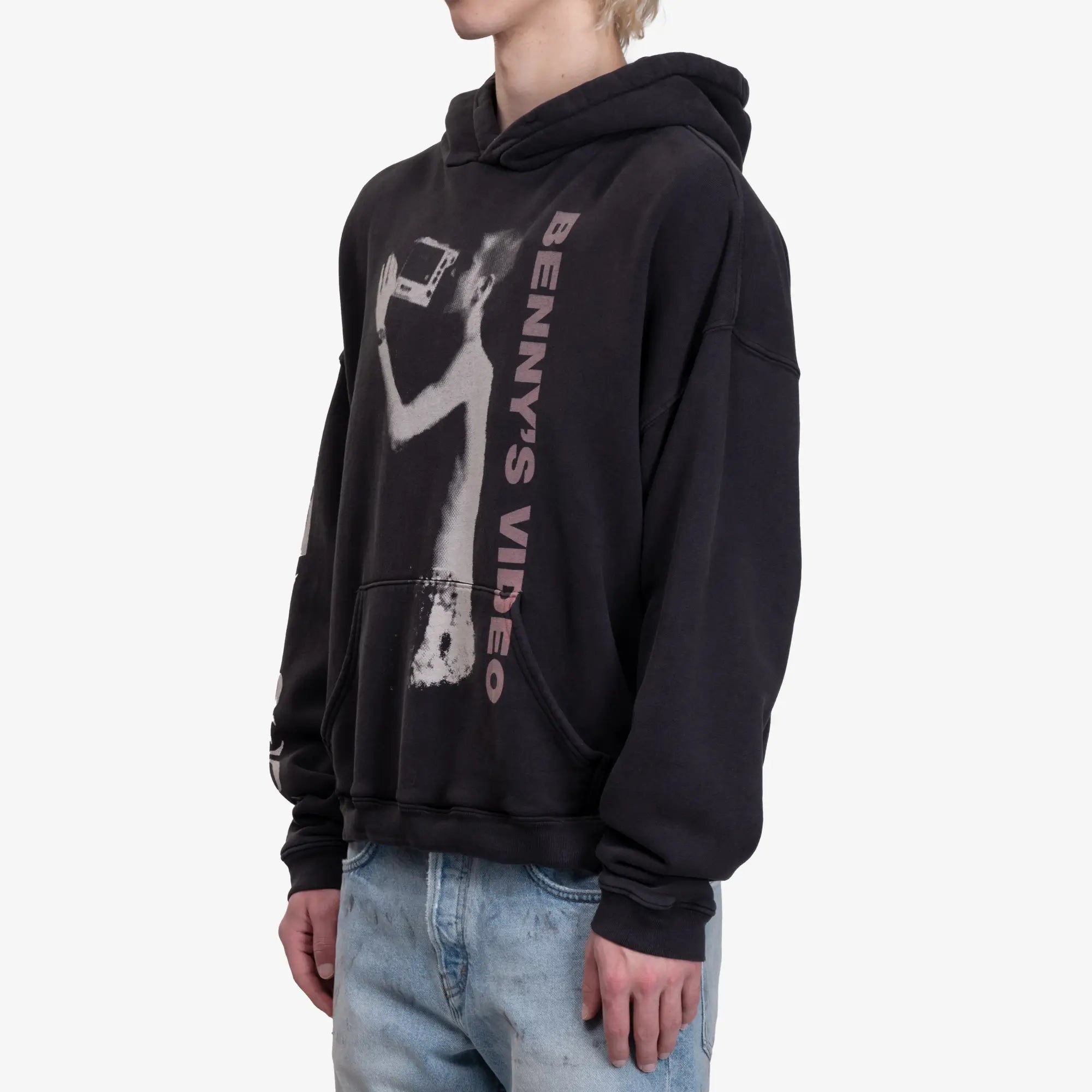 Enfants Riches Deprimes Benny's Video Hoody Faded Black - 3