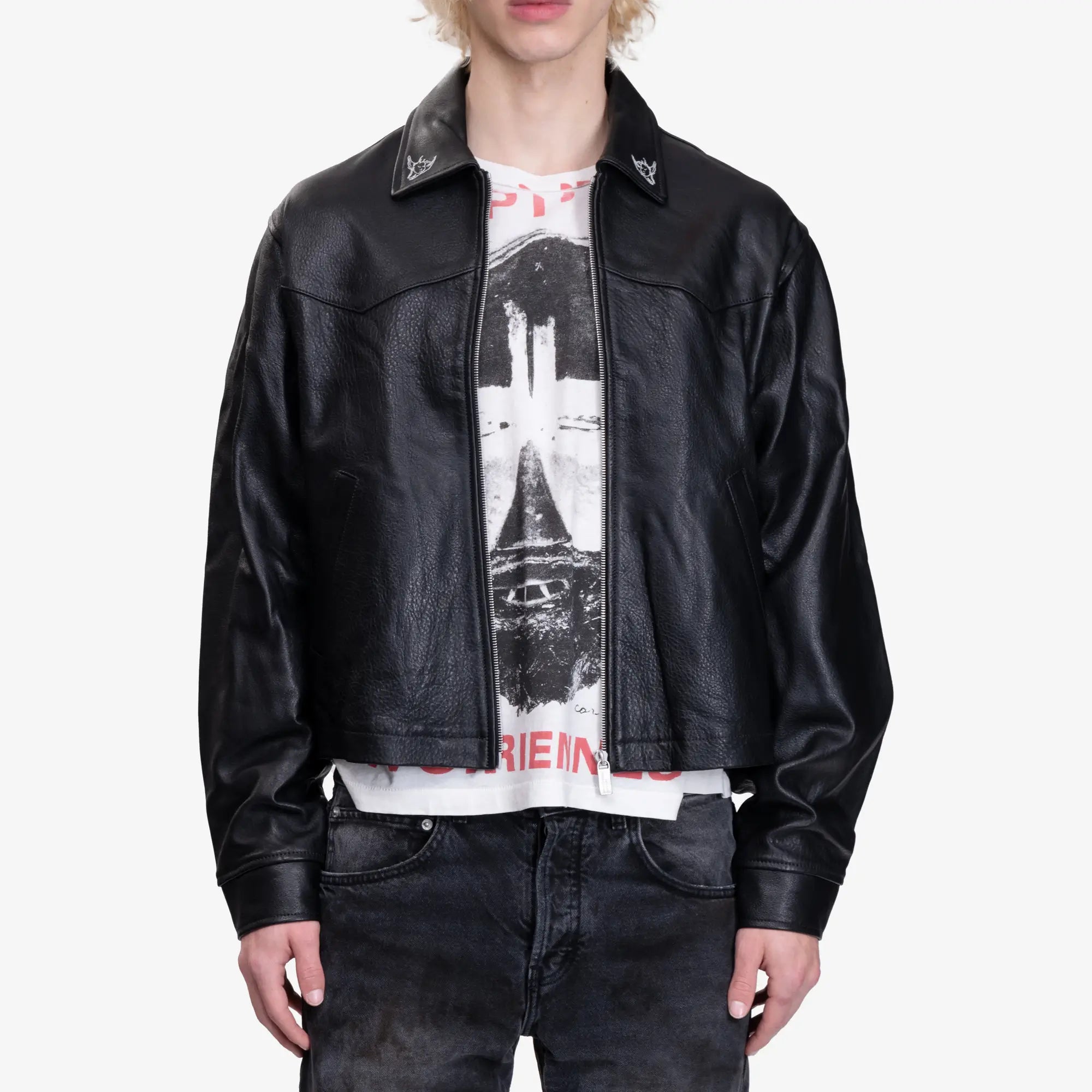 Enfants Riches Deprimes Principe de L'Amour Western Jacket Black - 1