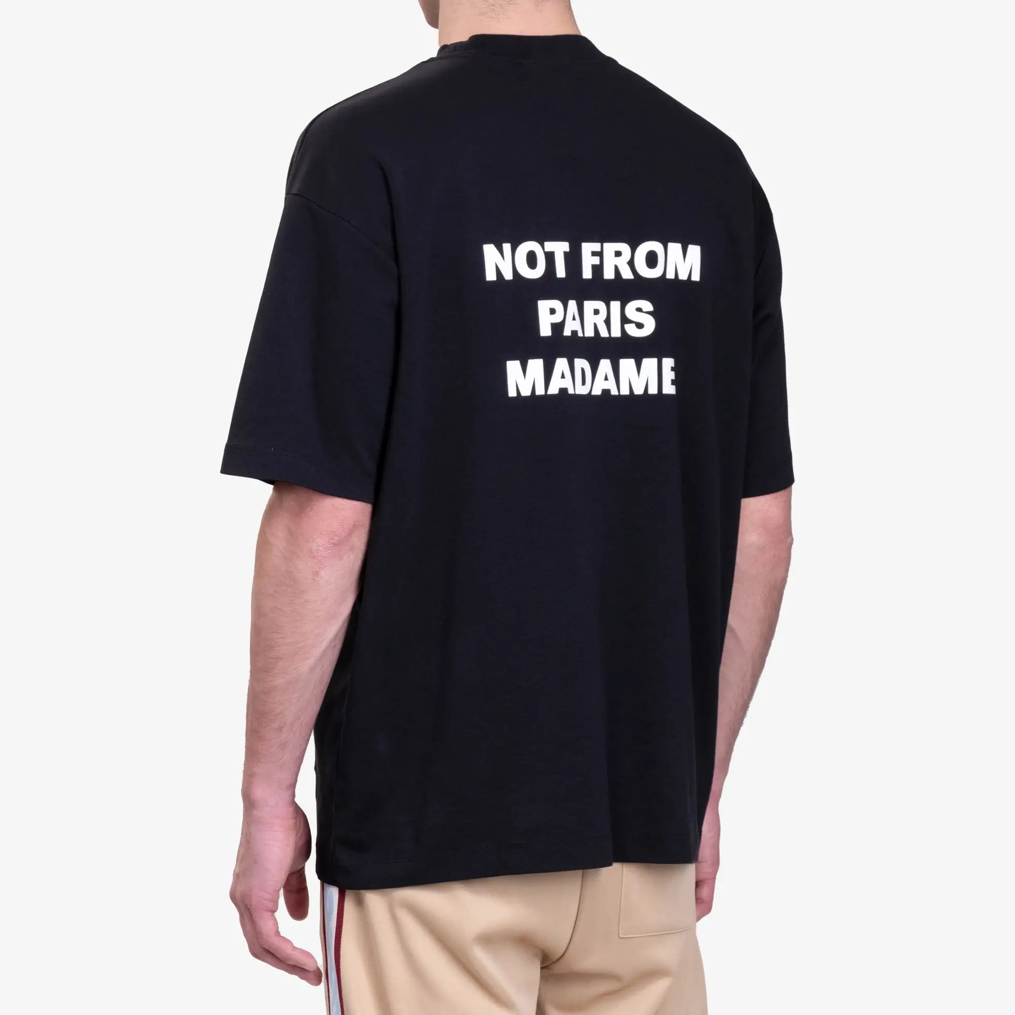 Drôle de Monsieur Le T-Shirt Slogan Black - 4