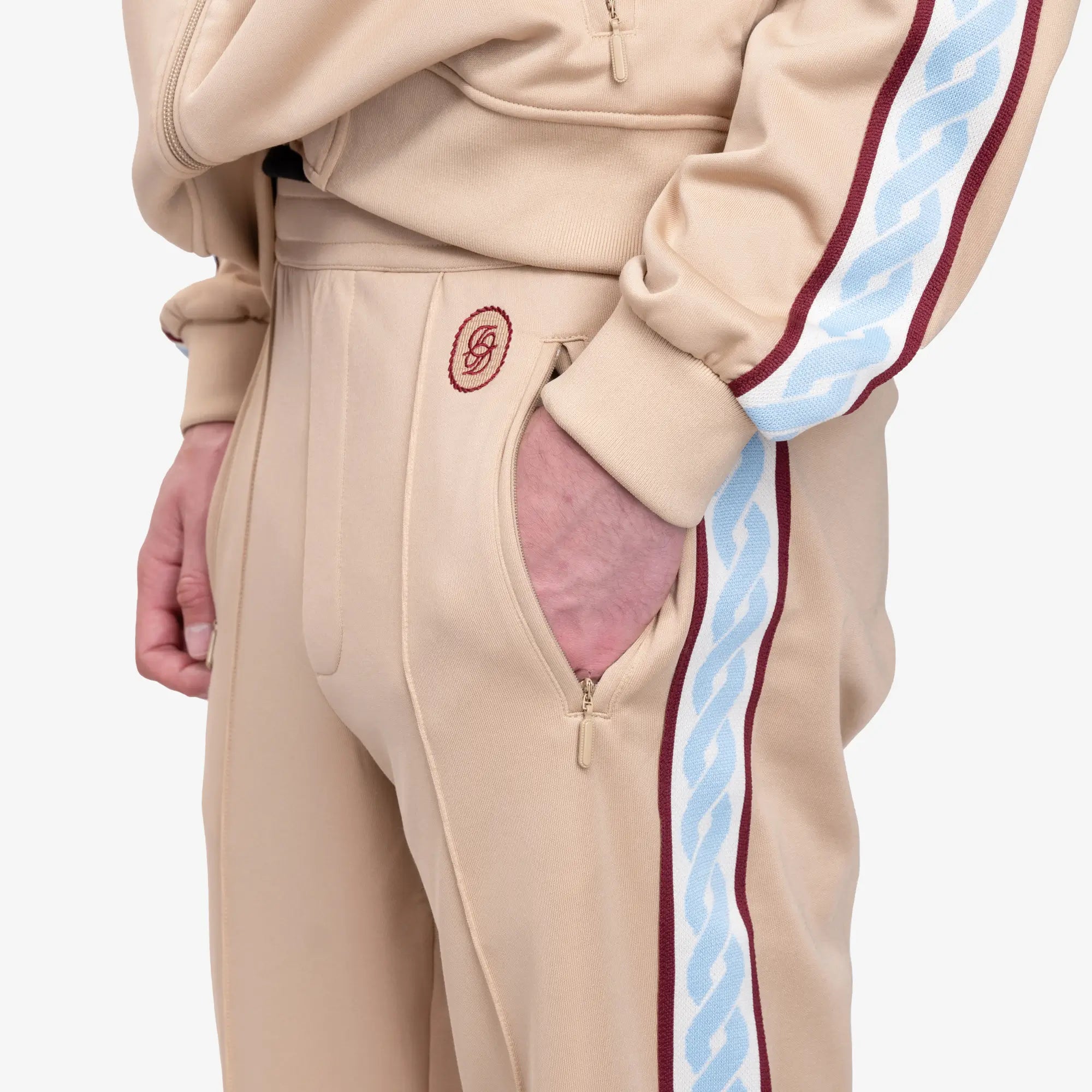 Drôle de Monsieur Le Pantalon Survetement Dark Beige - 5