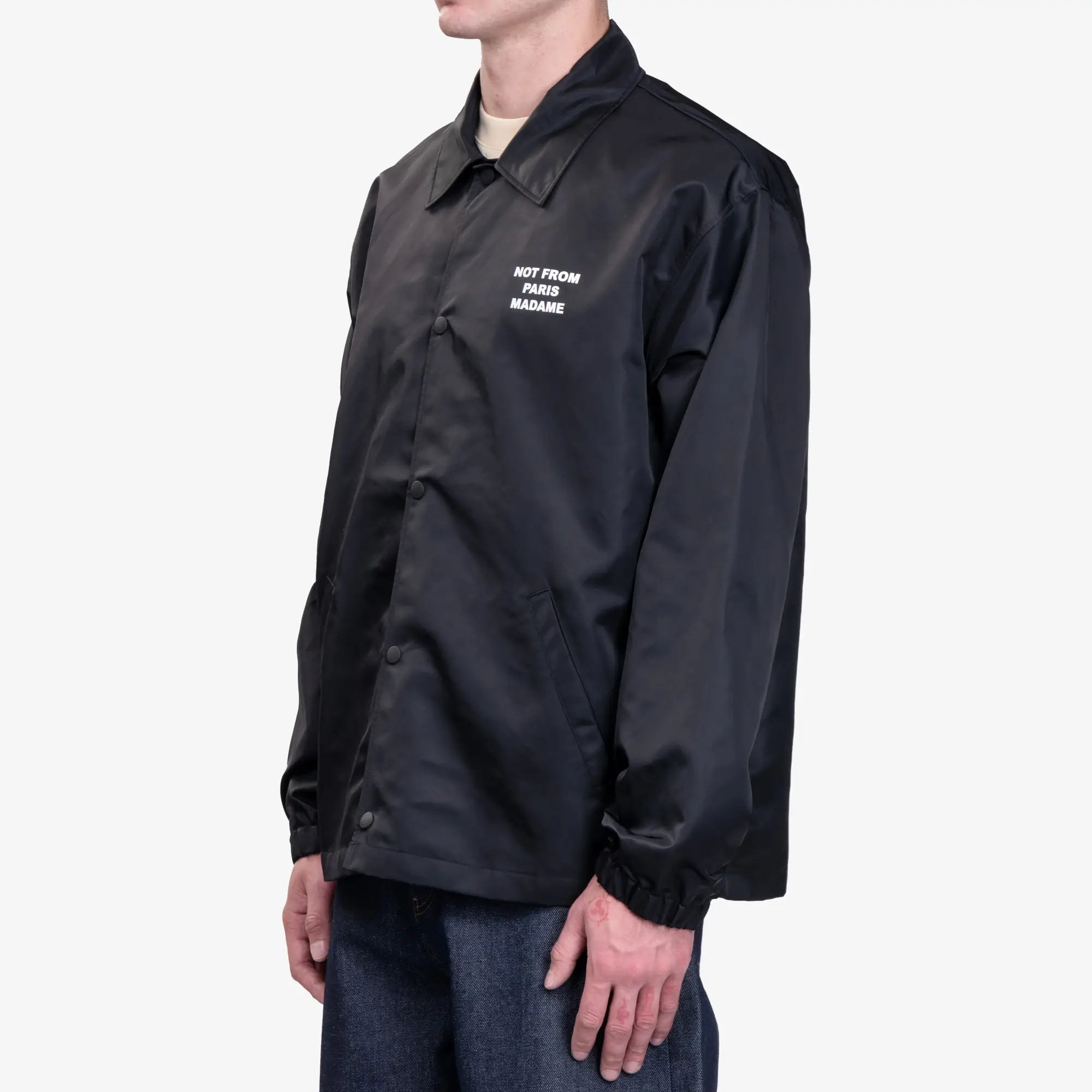 Drôle de Monsieur La Veste Slogan Black - 3