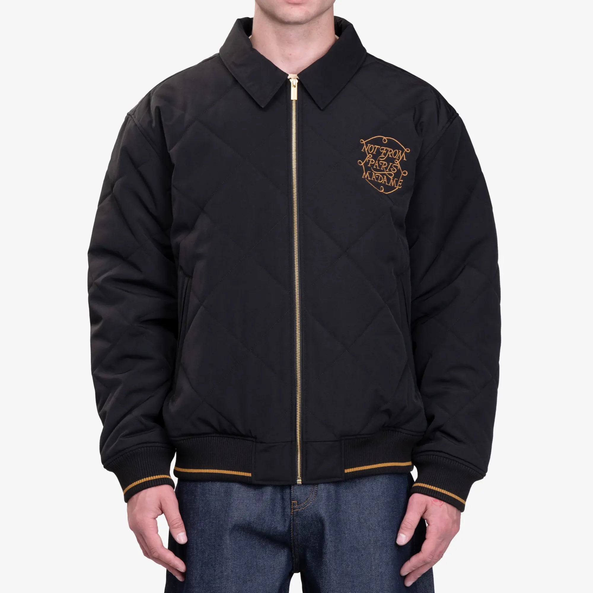 Drôle de Monsieur La Veste Slogan Tresses Black - 1