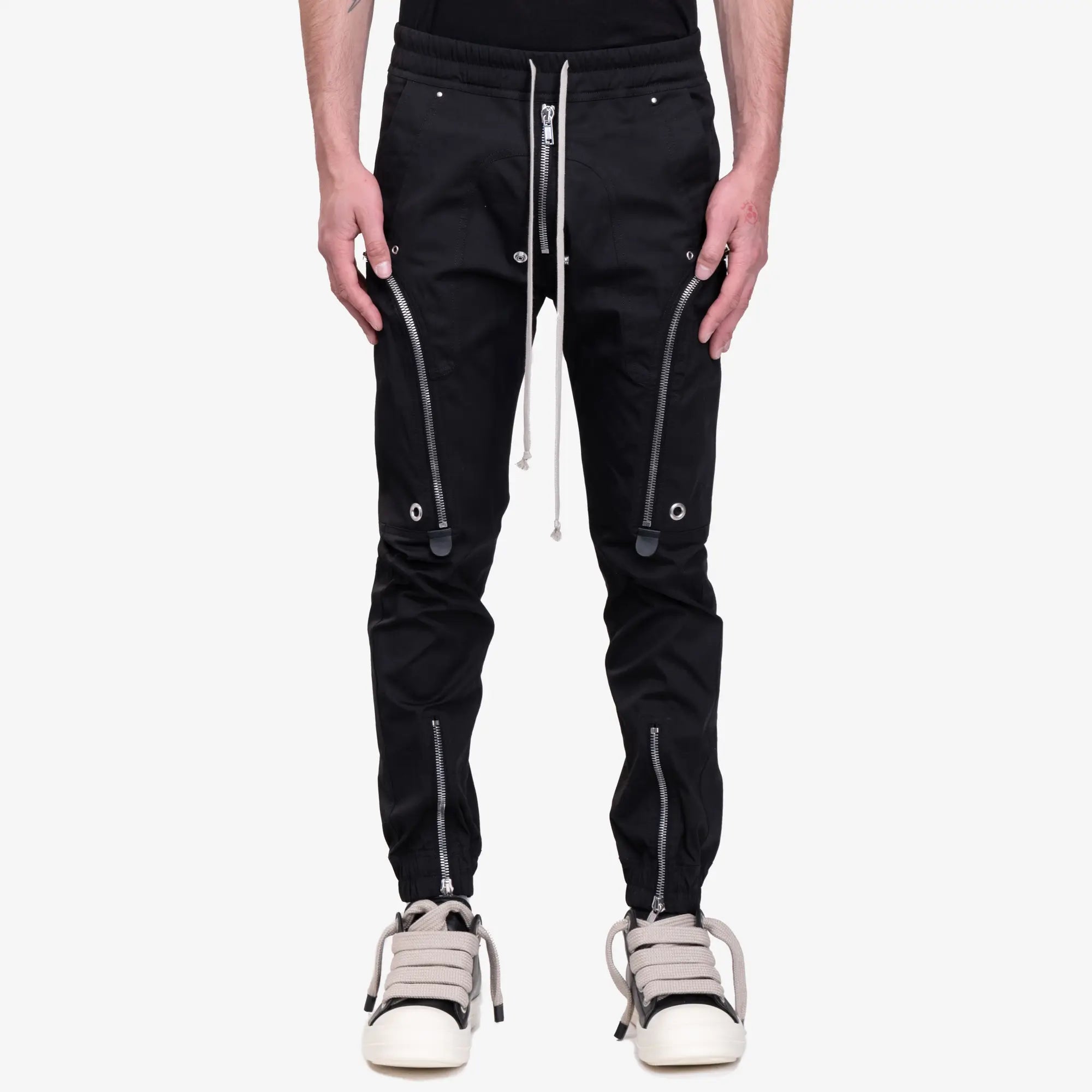 Rick Owens Bauhaus Cargo Pants Black - 1