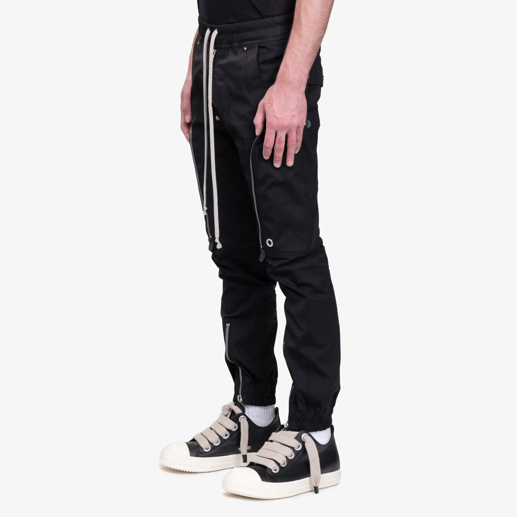 Rick Owens Bauhaus Cargo Pants Black - 3