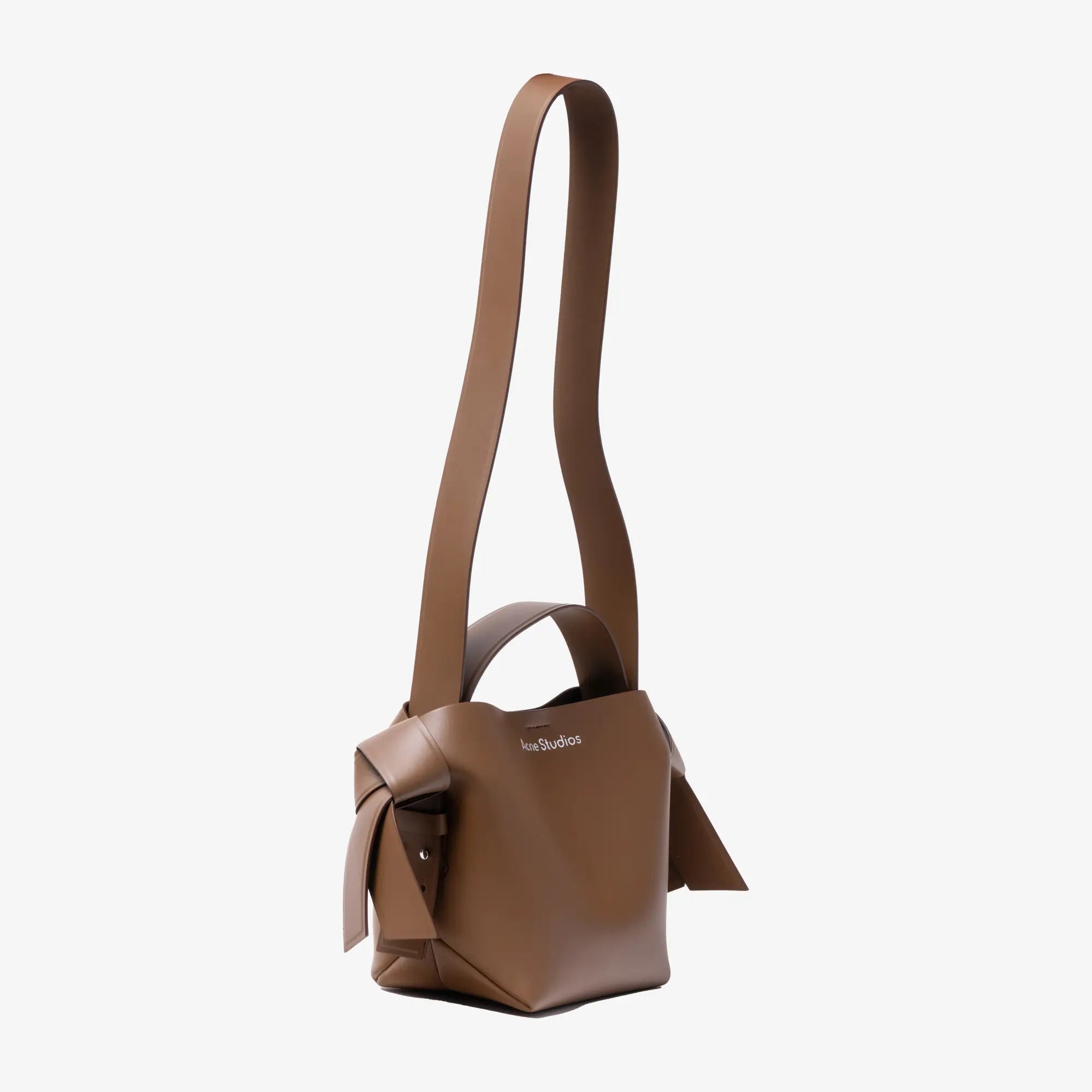 Acne Studios Musubi Camel Brown Mini Shoulder Bag Camel Brown - 4