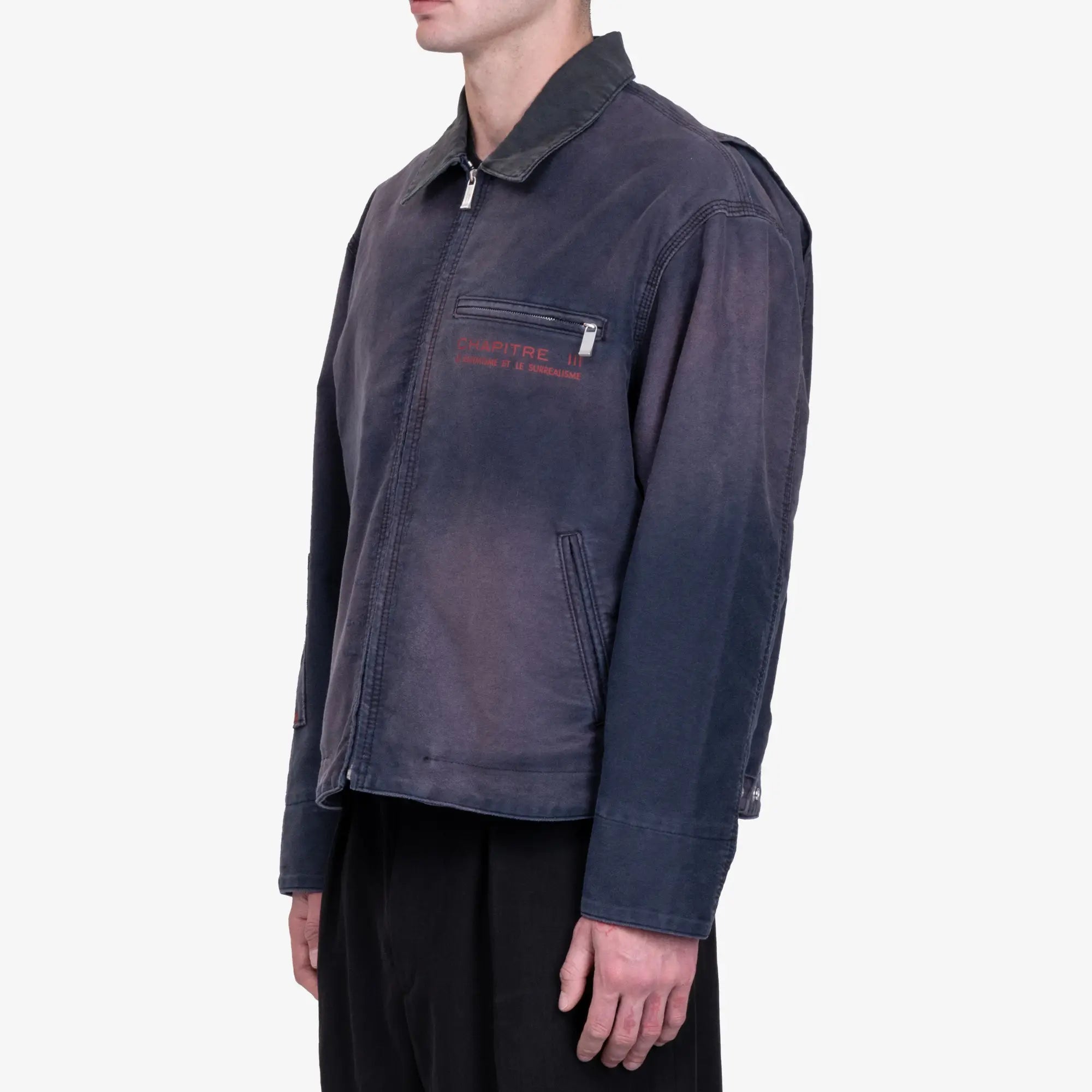 Enfants Riches Deprimes Chapitre XXI Moleskin Work Jacket Faded Purple - 3
