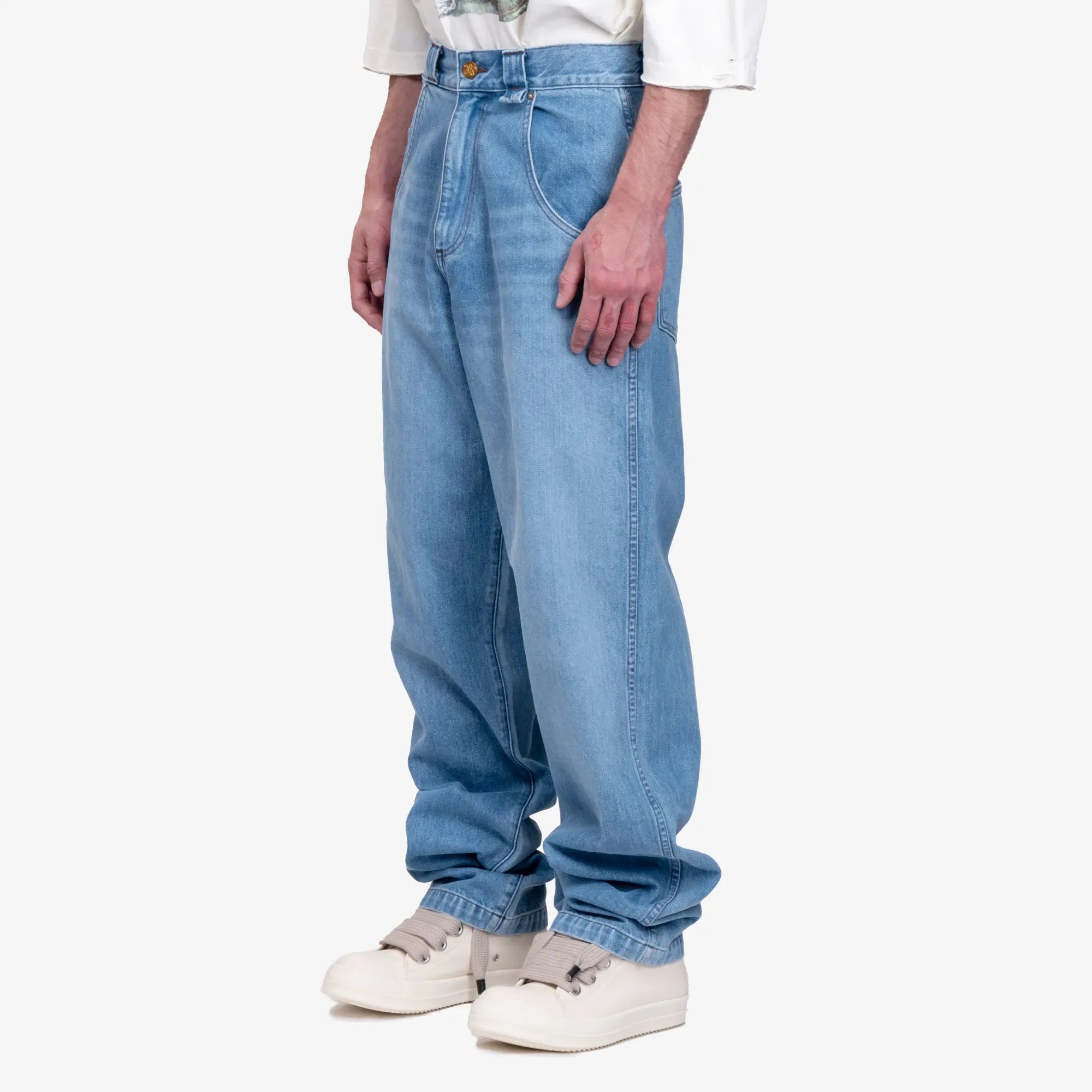 Willy Chavarria Bad Boy Jeans Blue Denim - 3