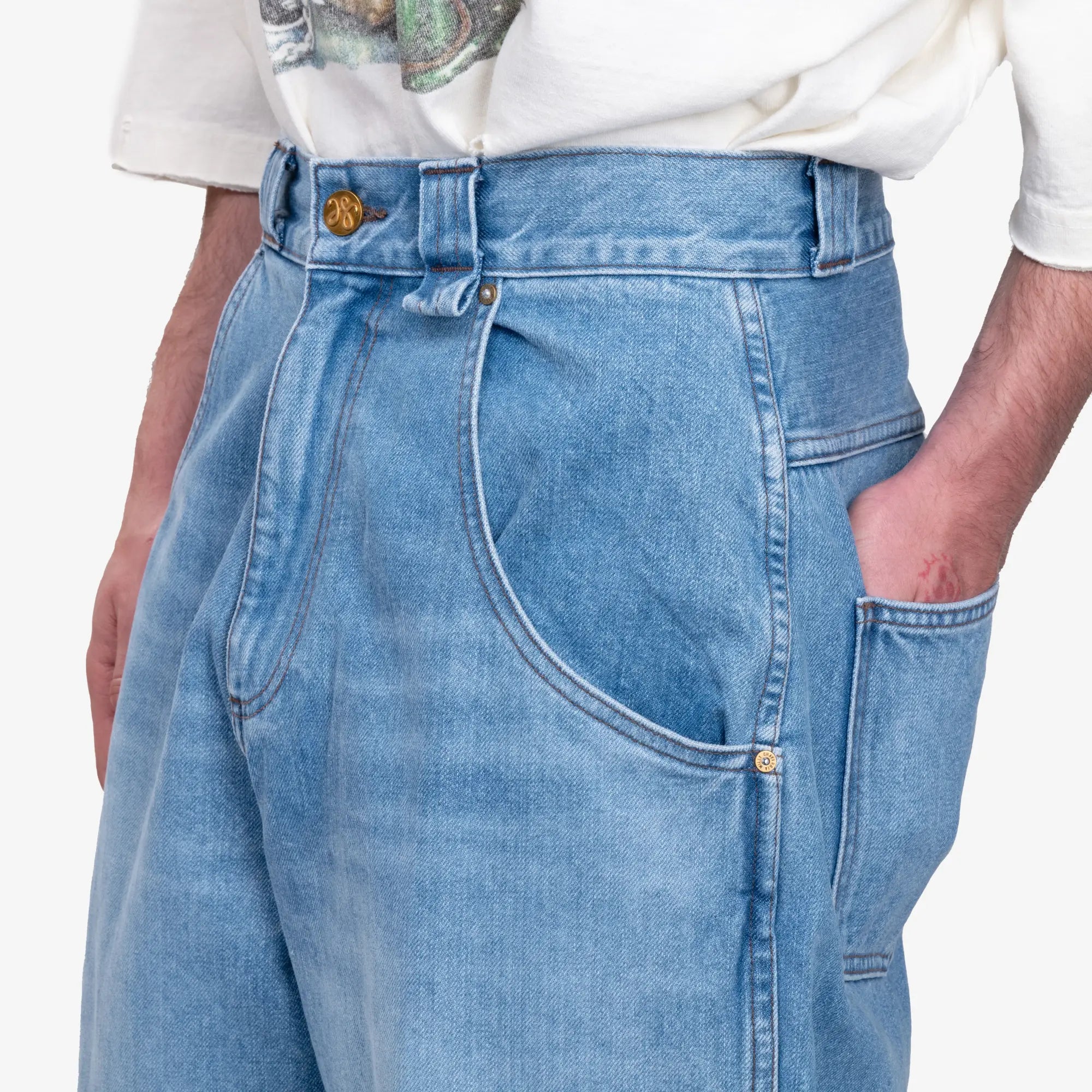 Willy Chavarria Bad Boy Jeans Blue Denim - 5