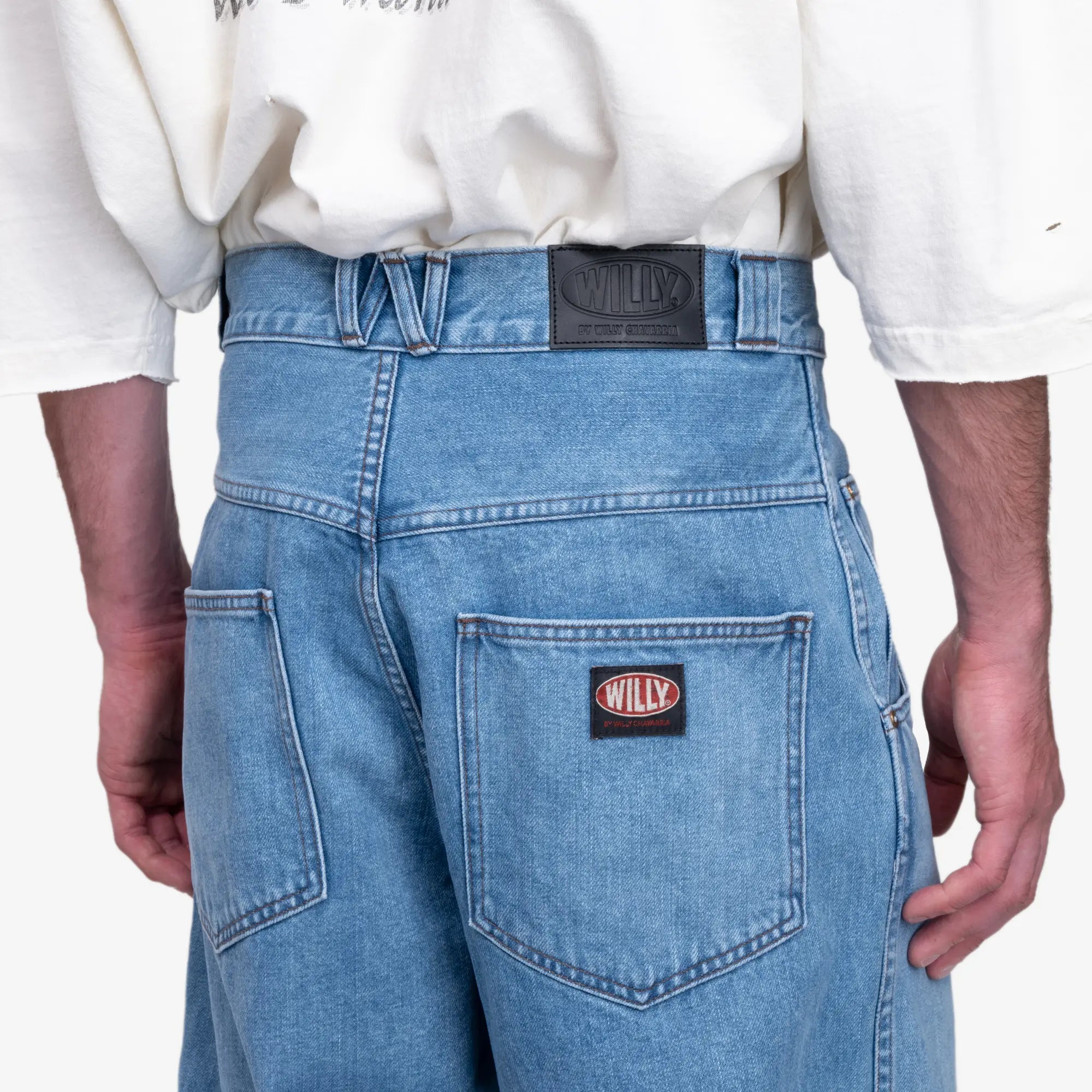 Willy Chavarria Bad Boy Jeans Blue Denim - 6