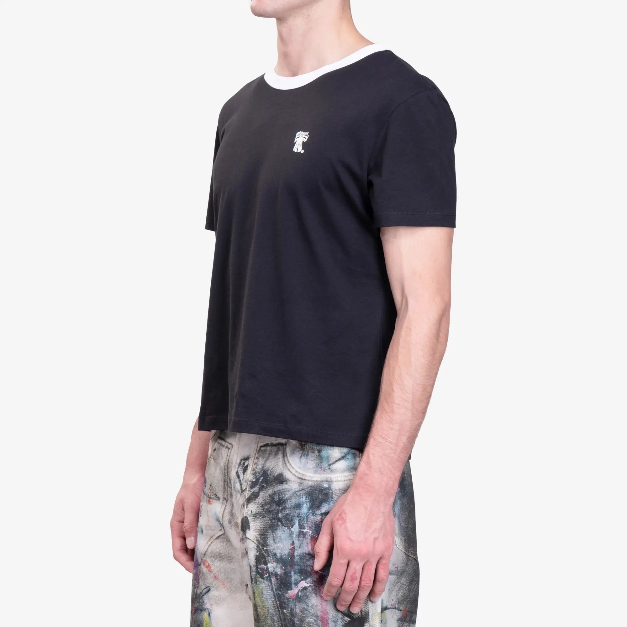 Acne Studios Bow Ringer T-Shirt Black - 3