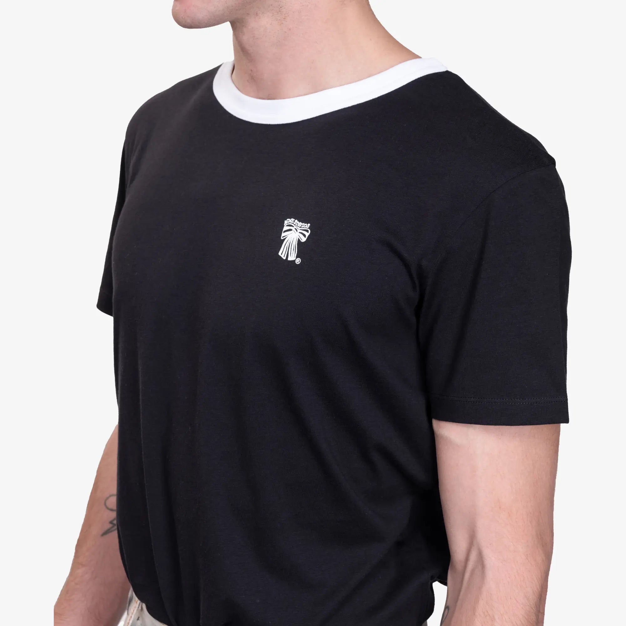 Acne Studios Bow Ringer T-Shirt Black - 5
