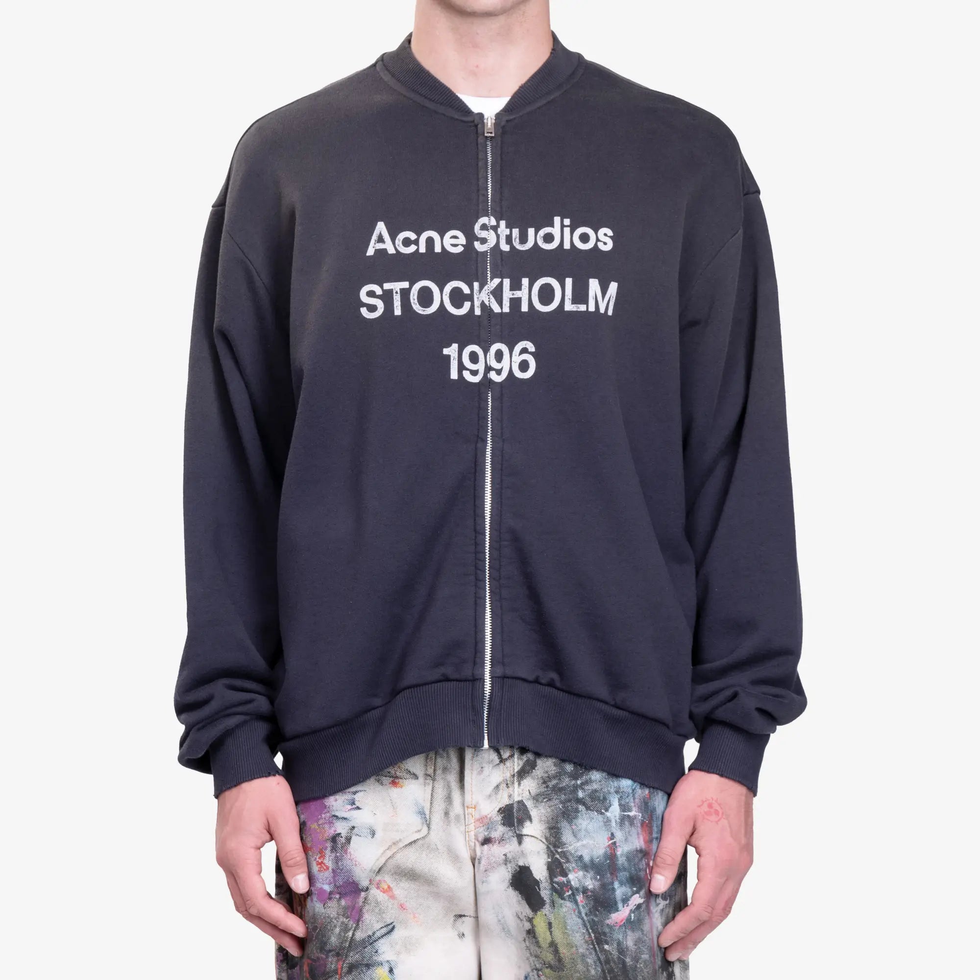 Photo of Acne Studios 1981M Trompe Loeil Baggy Fit Jeans - 8