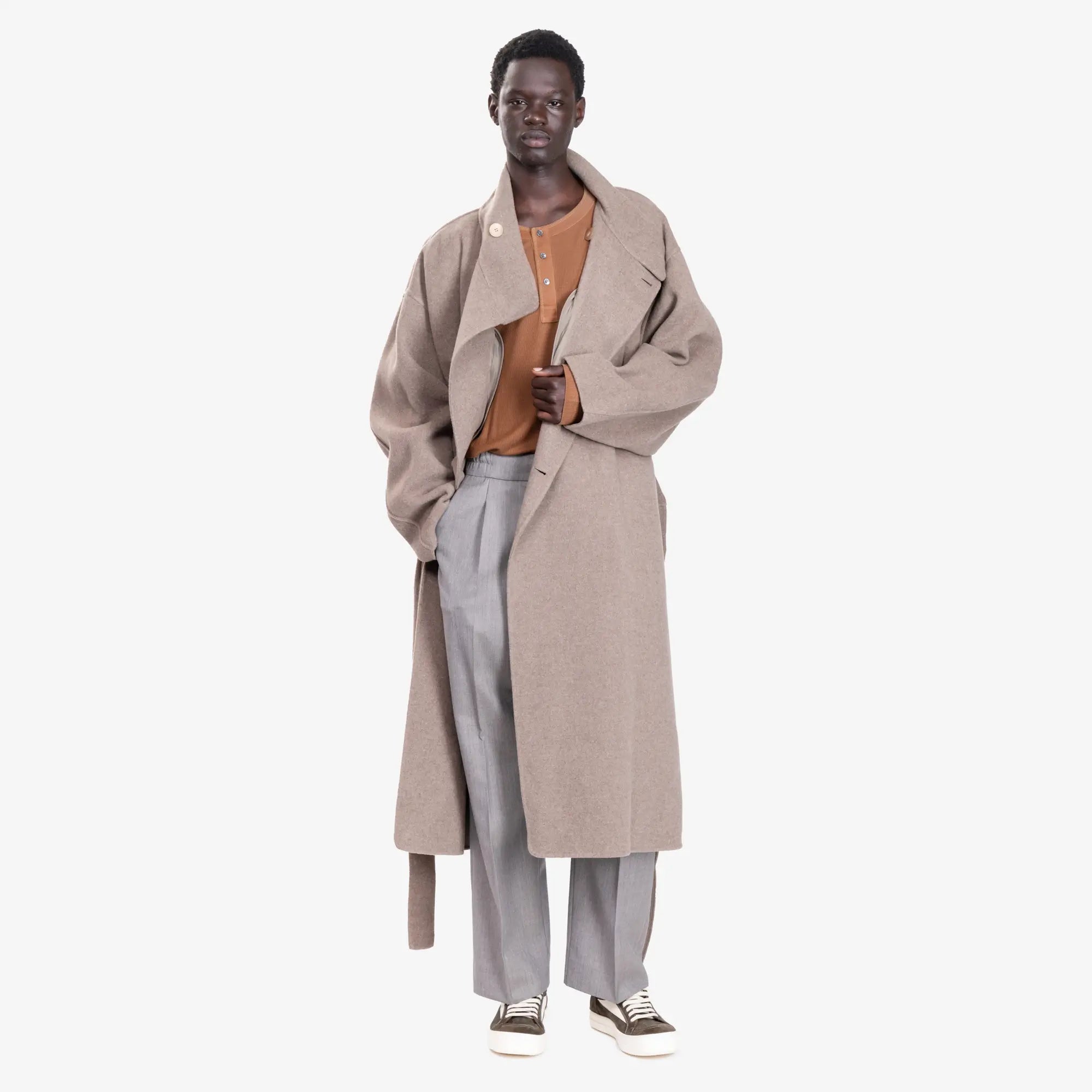 Baskets en cuir vintage