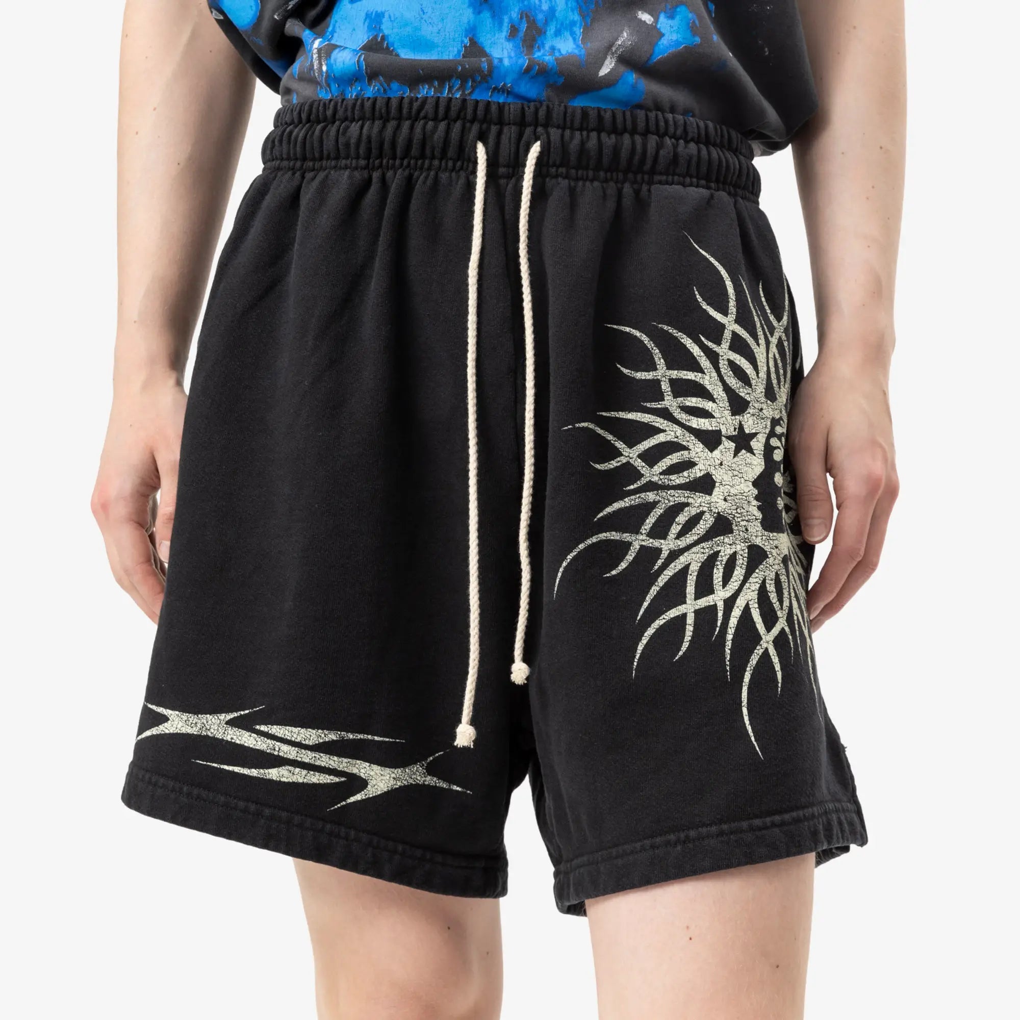 HELLSTAR Flame Yang Shorts Black - 2
