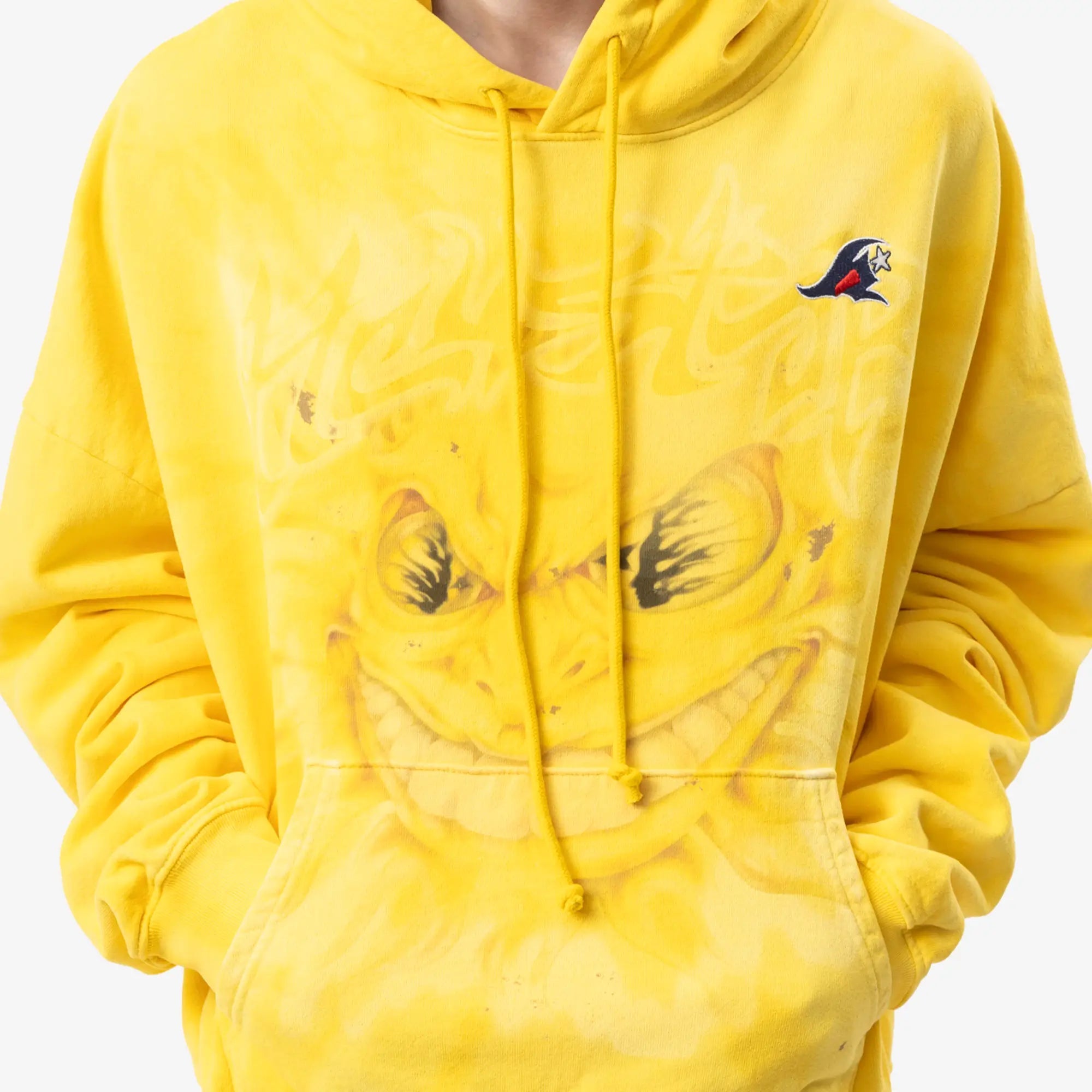 HELLSTAR Mad Sun Hoodie Yellow - 5