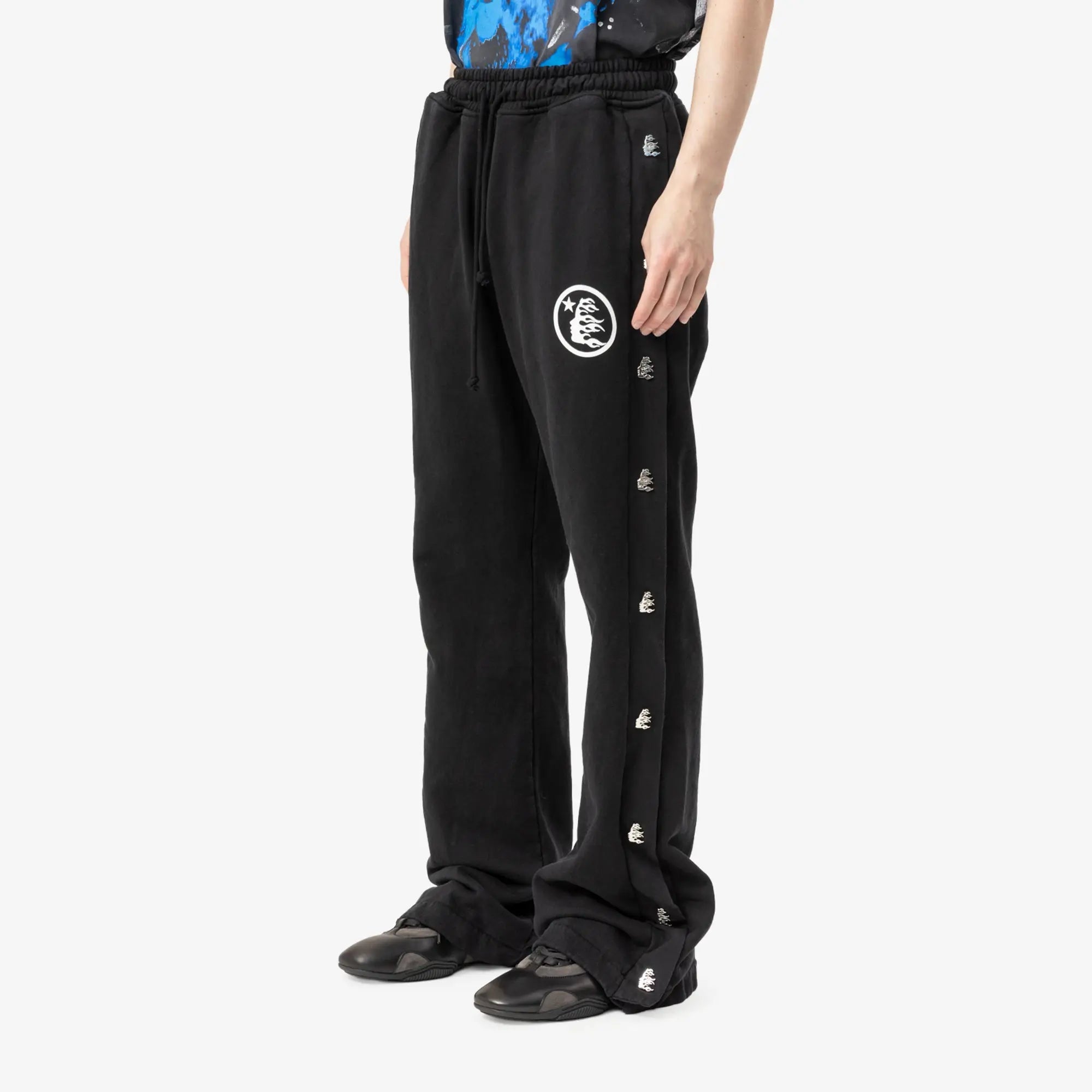 HELLSTAR Mirror Face Sweatpants Black - 3