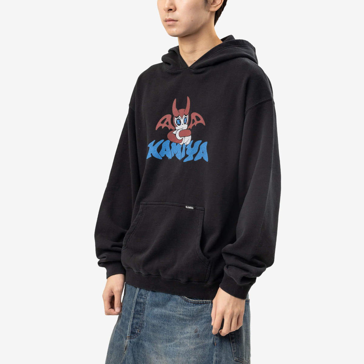 Kamiya Bakeneko Hoody Black-3