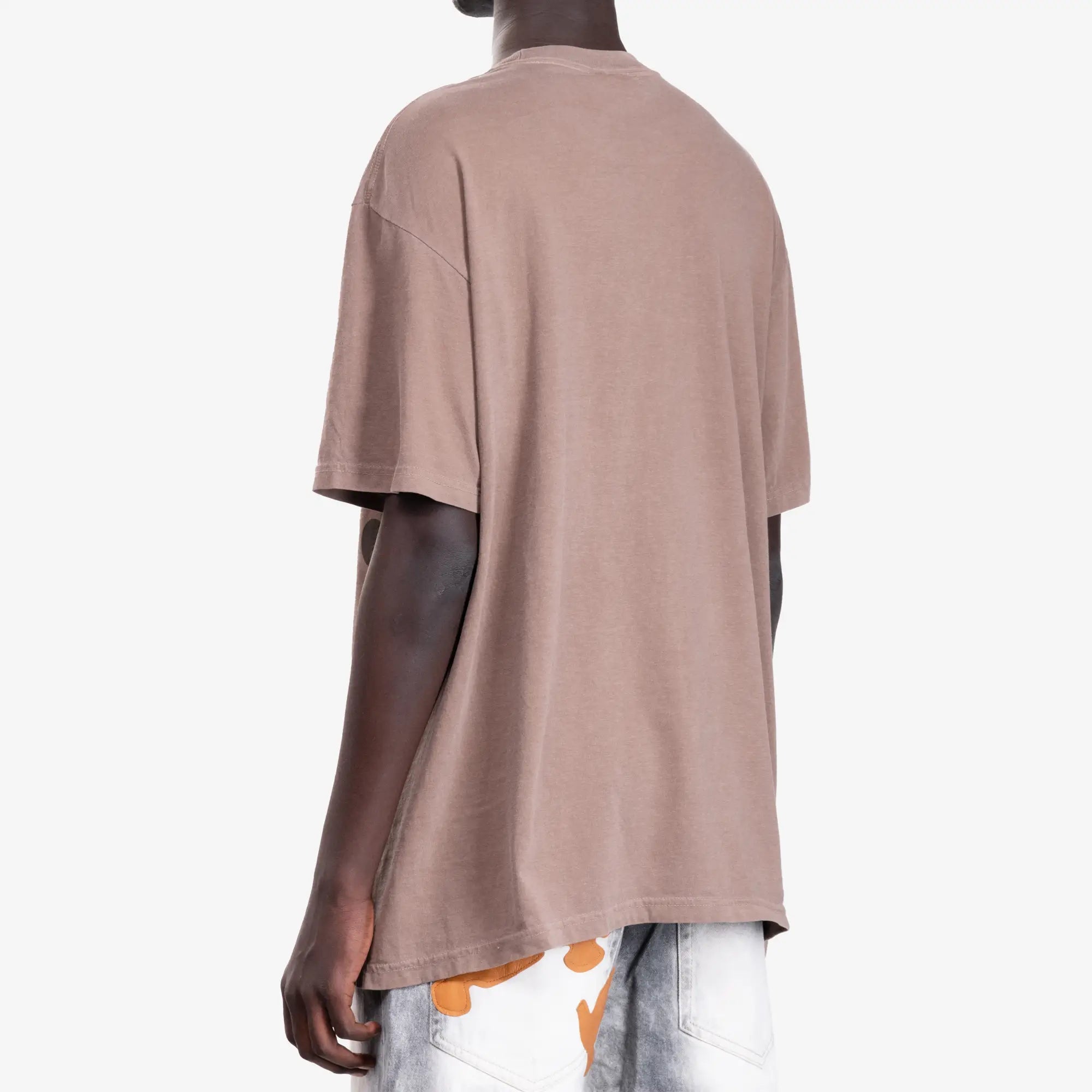 KidSuper Face Mask T-Shirt Brown - 4