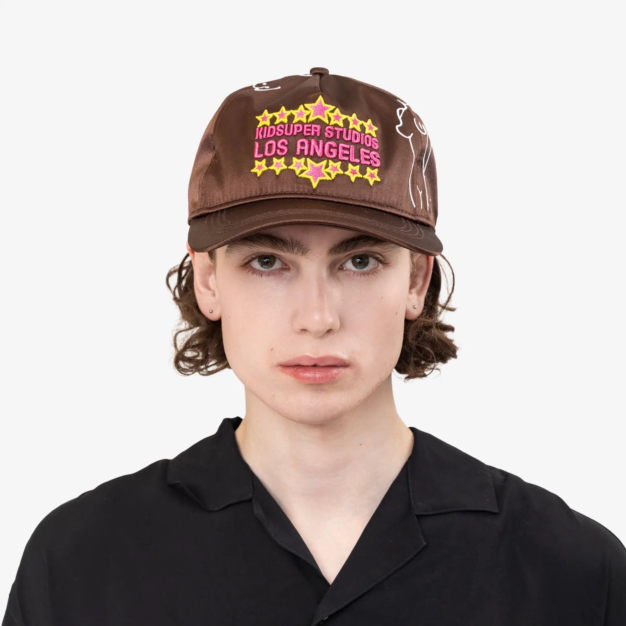 KidSuper LA Nylon Cap Brown - 2