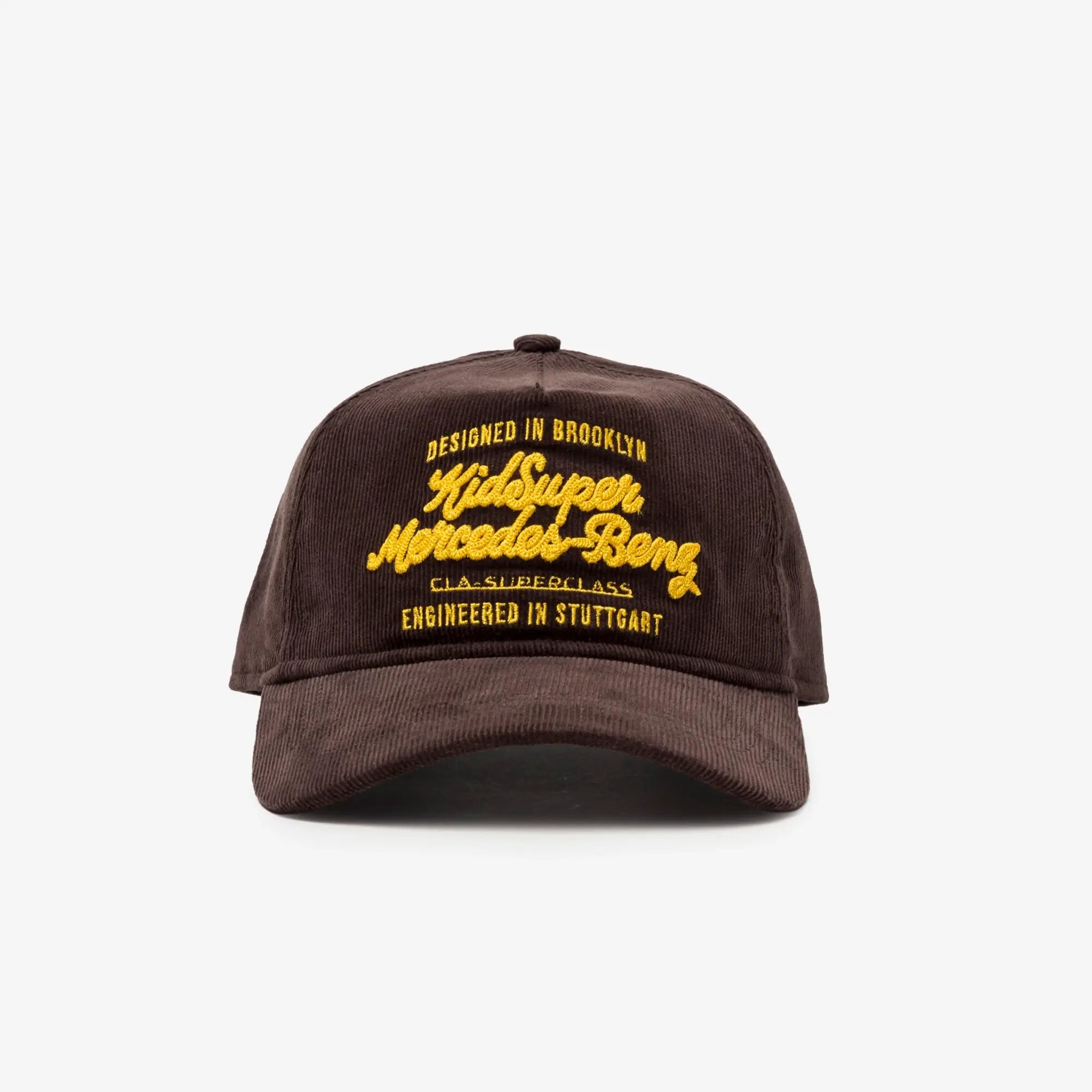 KidSuper Mercedes Benz Chainstitch Hat Brown - 1