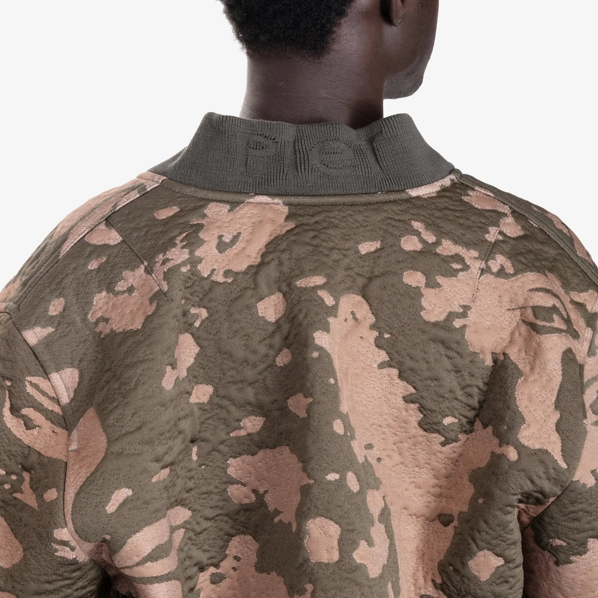 KidSuper Piet 3D Knit Bomber Jacket Camo - 6