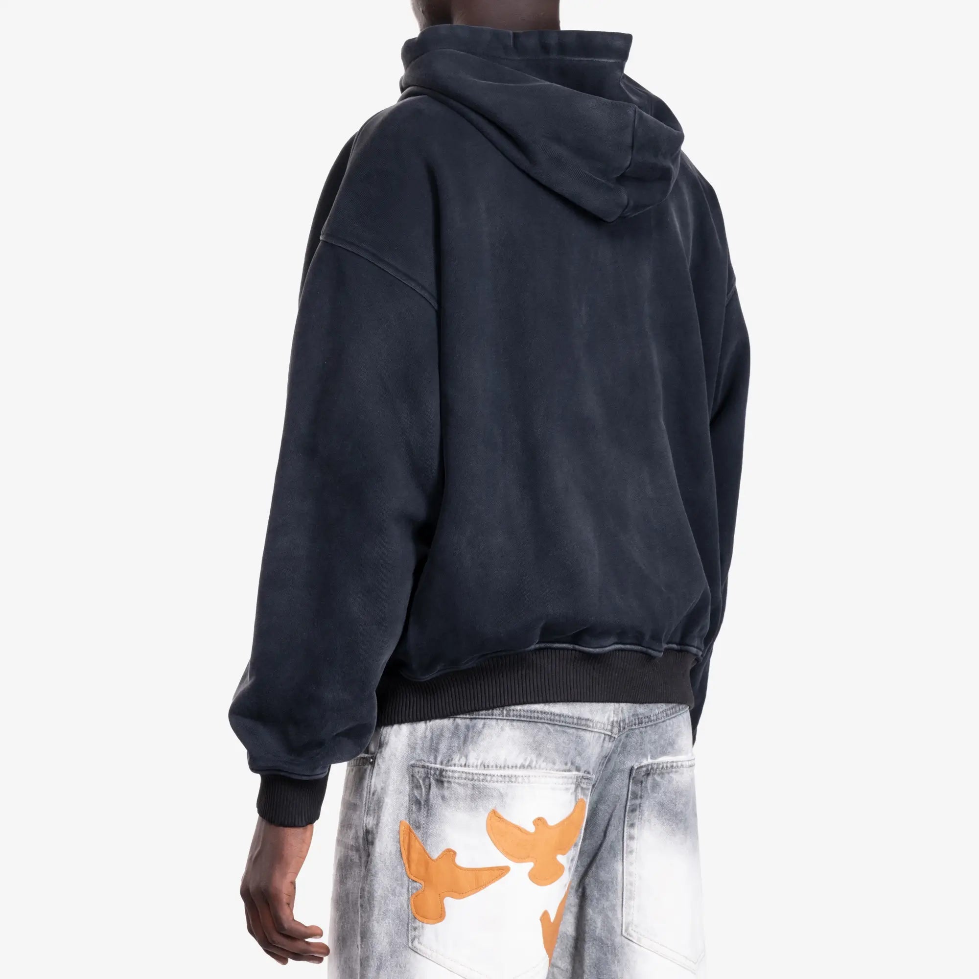 KidSuper Side Eye Face Hoodie Black - 4