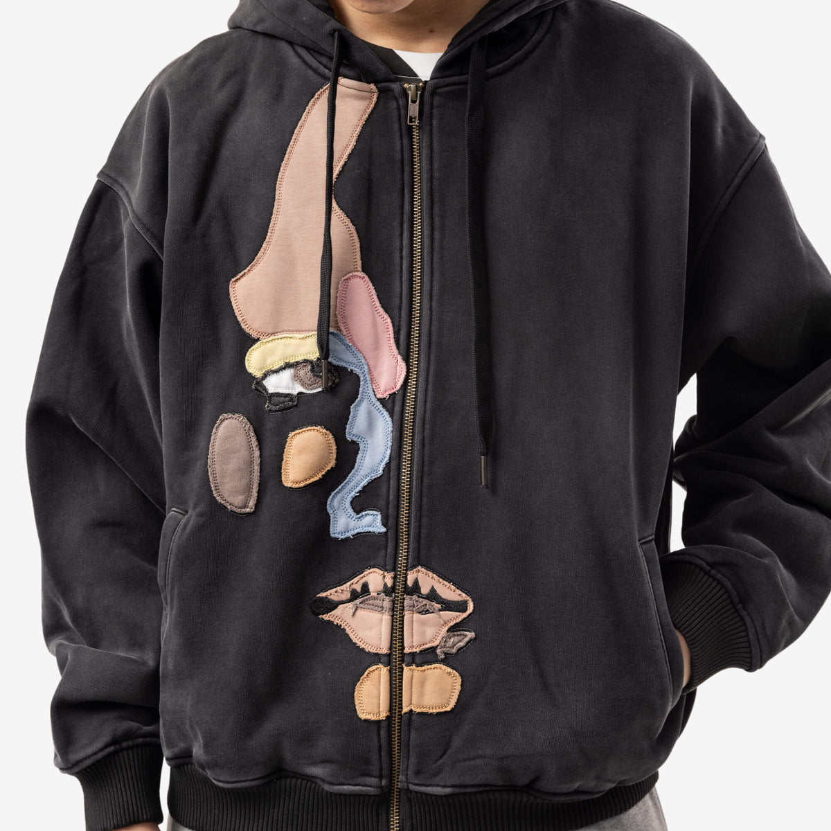 KidSuper Side Eye Face Hoody Black-5