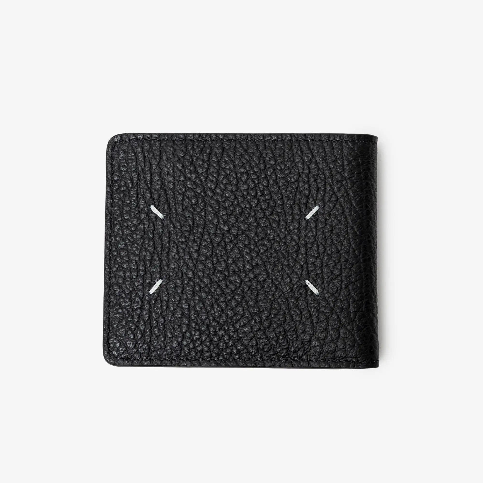Maison Margiela Four Stitches Bifold Card Holder Black - 1