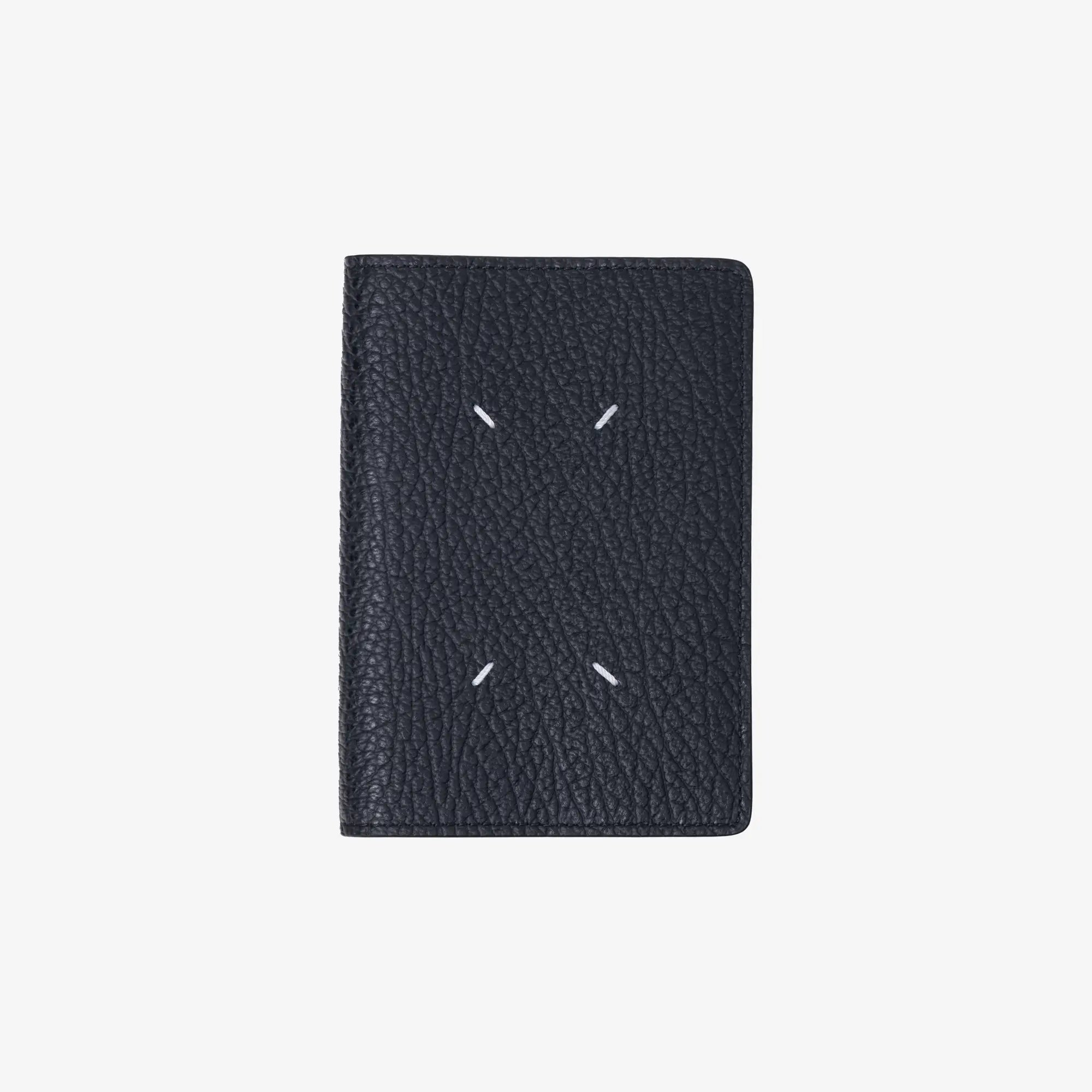 Maison Margiela Four Stitches Passport Cover Black - 1