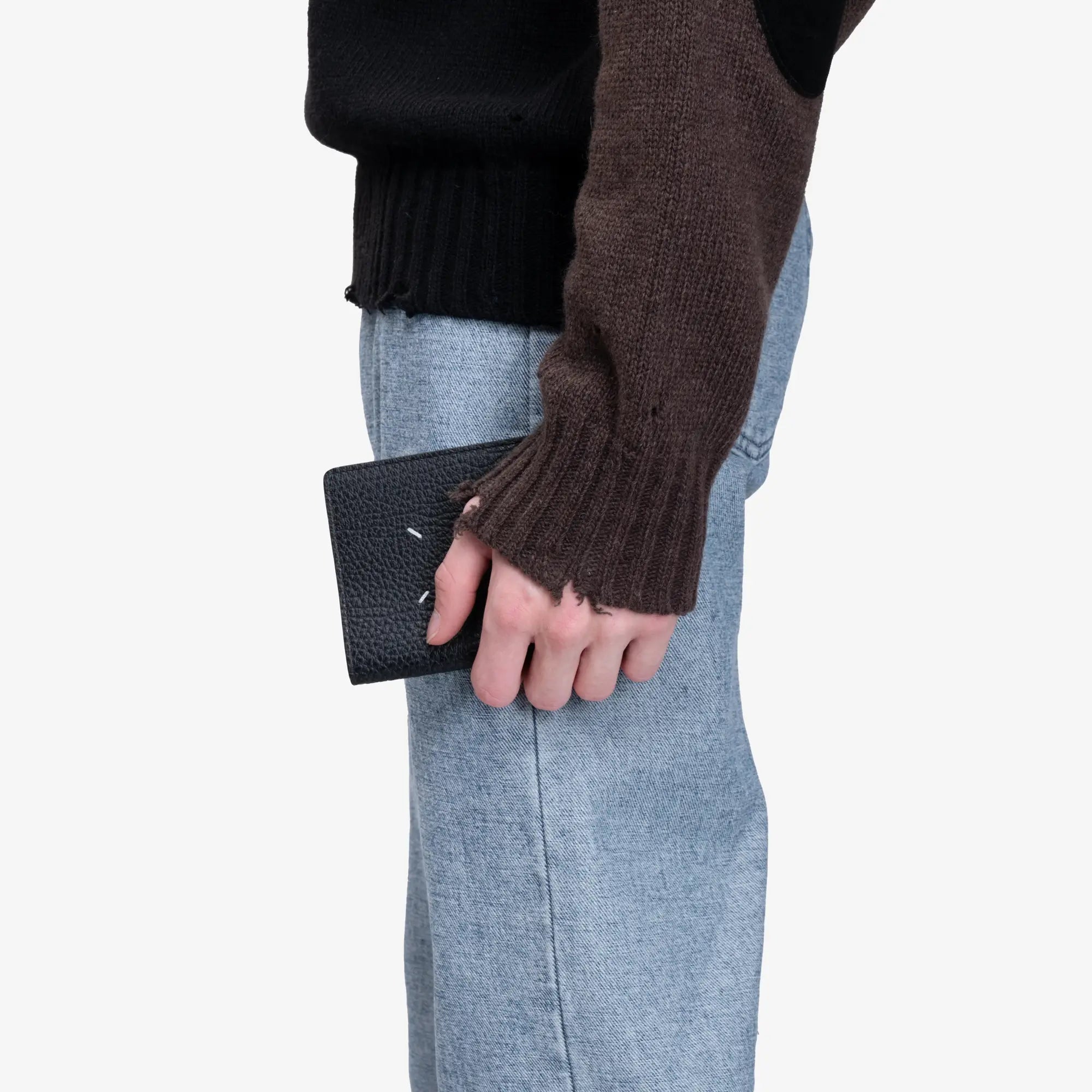 Maison Margiela Four Stitches Passport Cover Black - 2