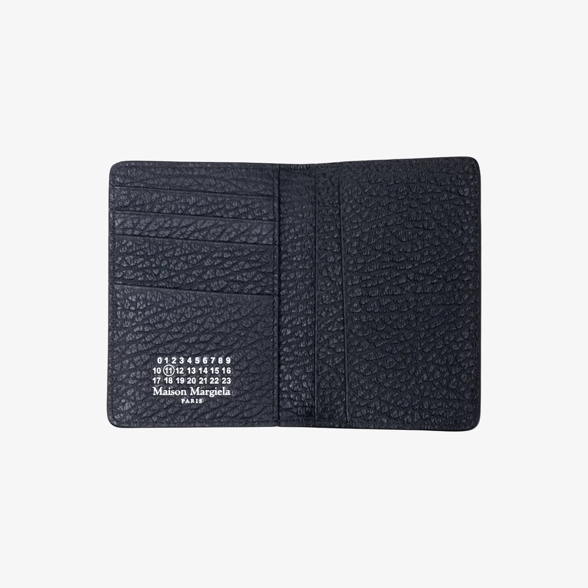 Maison Margiela Four Stitches Slim 2 Card Holder Black - 4