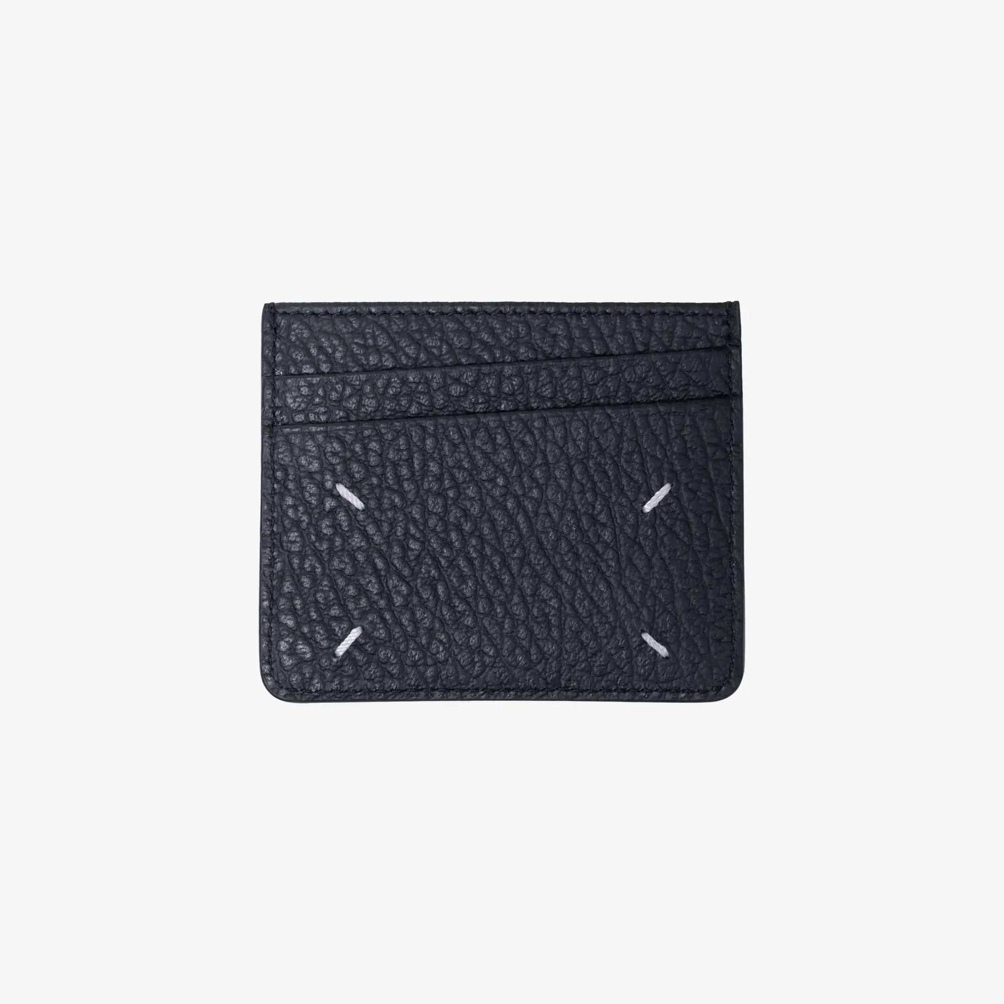 Maison Margiela Four Stitches Slim 6CC Card Holder Black - 1