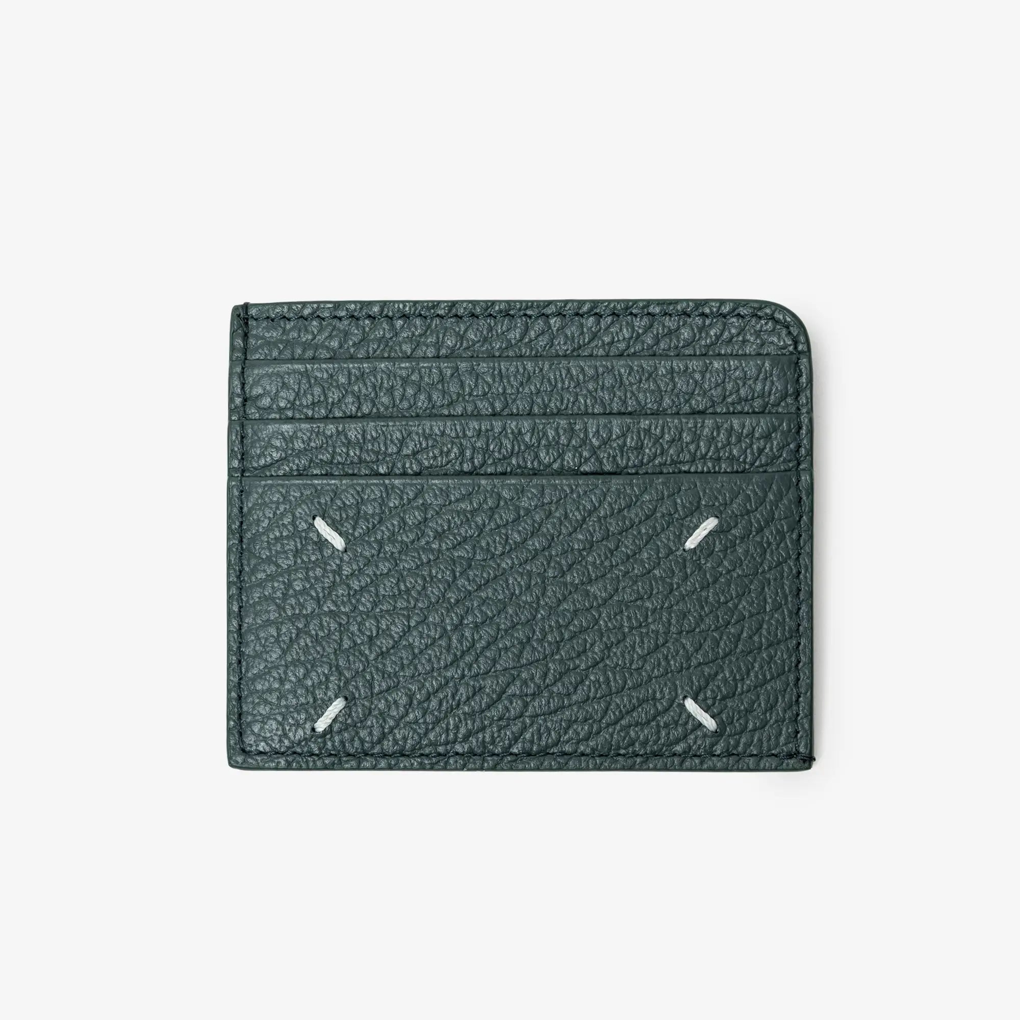 Maison Margiela Four Stitches Slim Gap Card Holder Bottle Green - 1