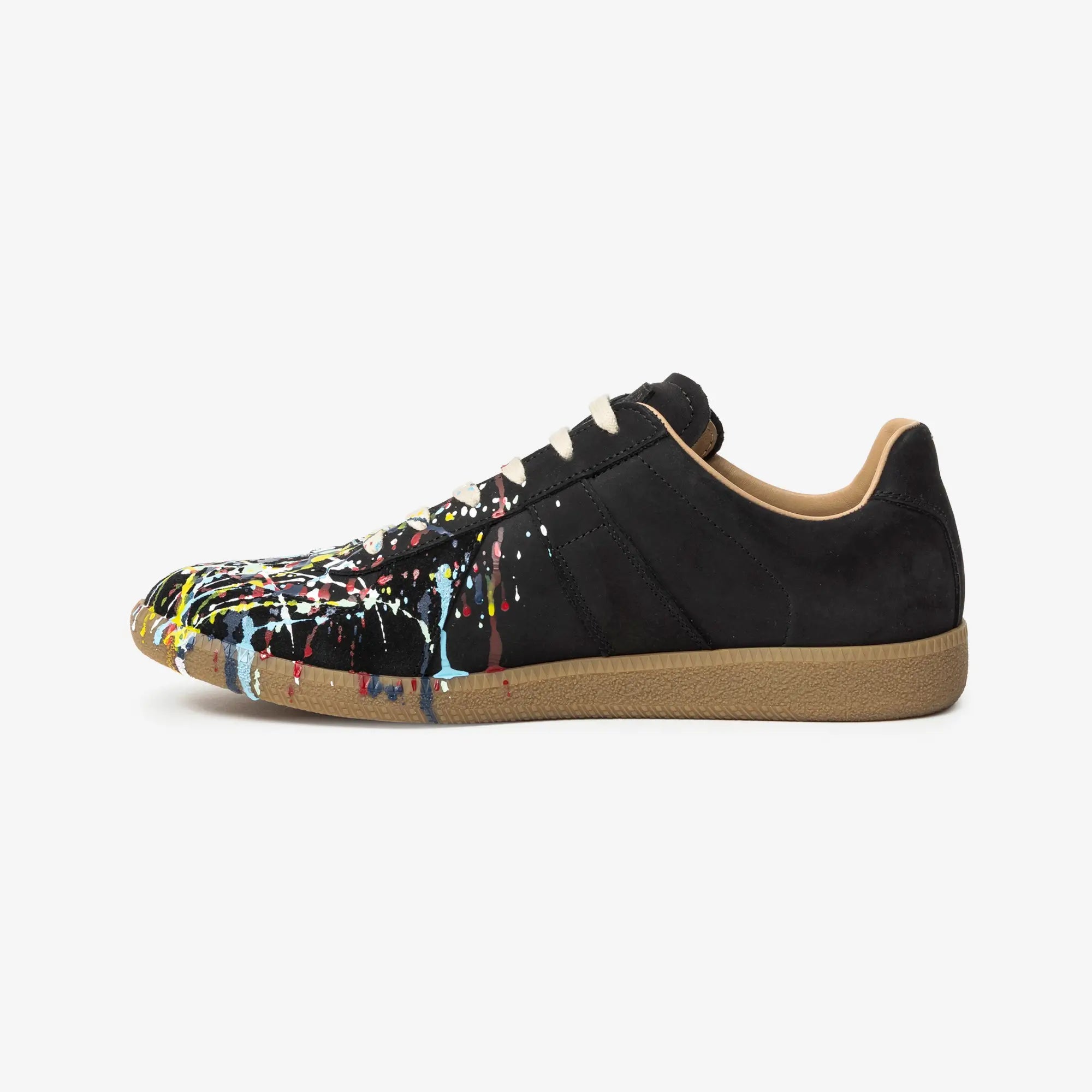 Maison Margiela Paint Replica Sneakers Black - 3