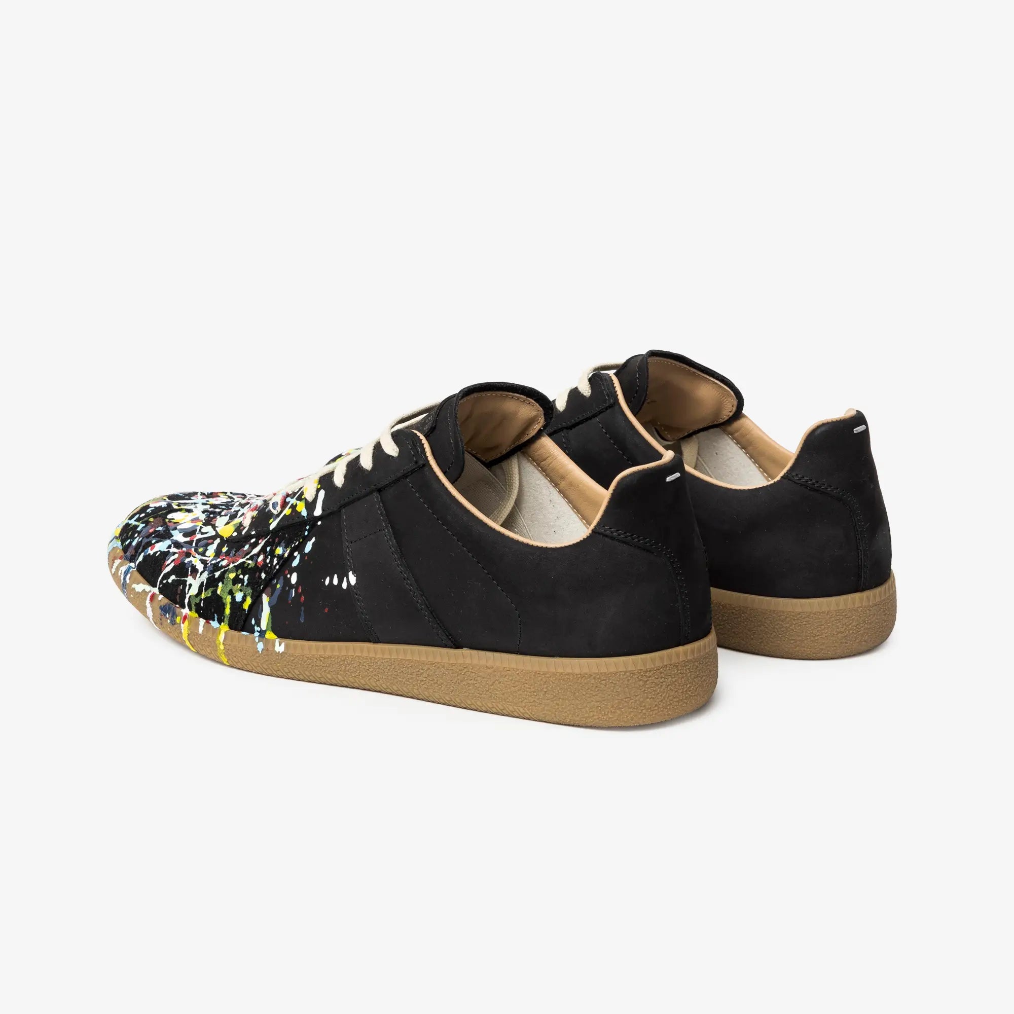 Maison Margiela Paint Replica Sneakers Black - 5