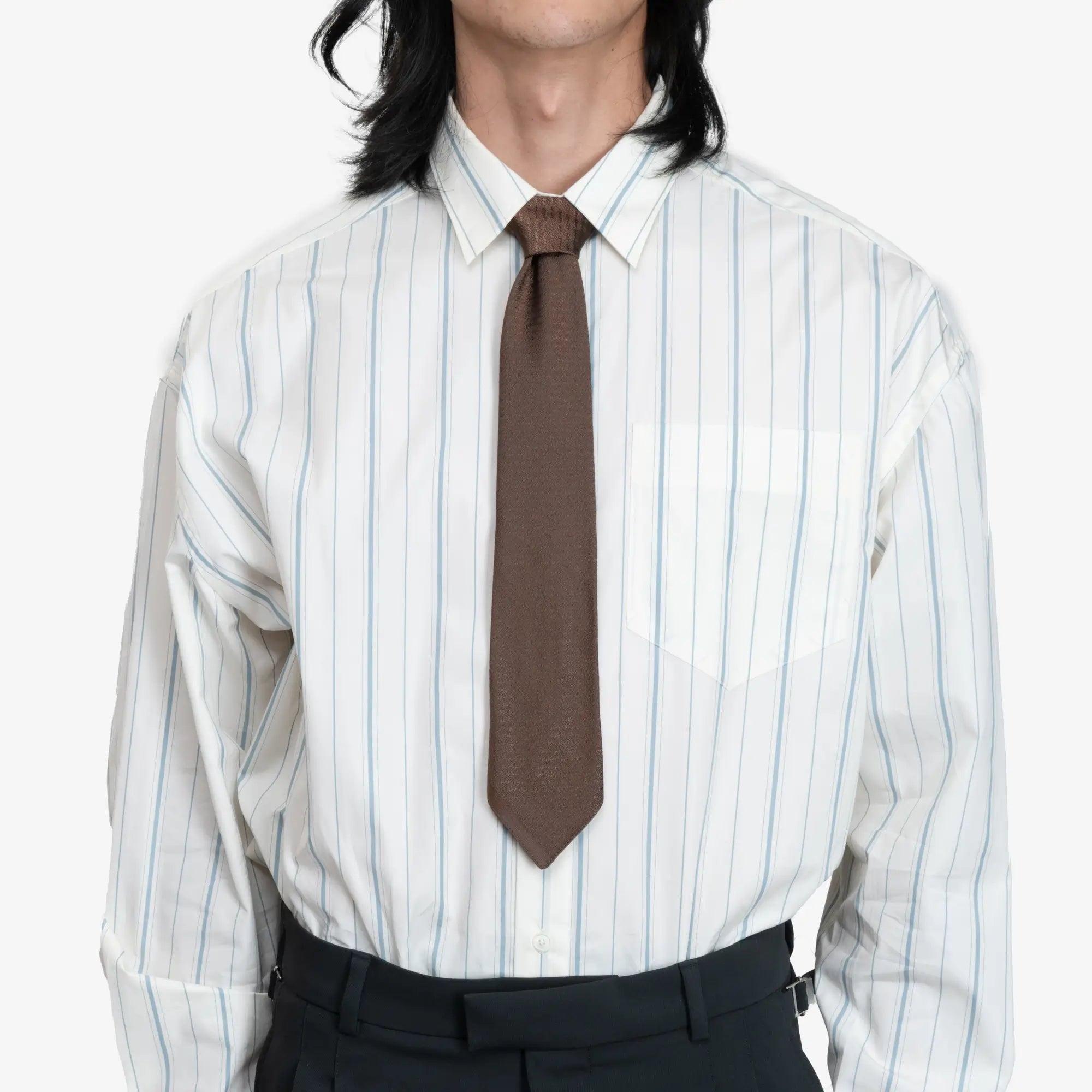 Maison Margiela Velvet Tie Brown - 2