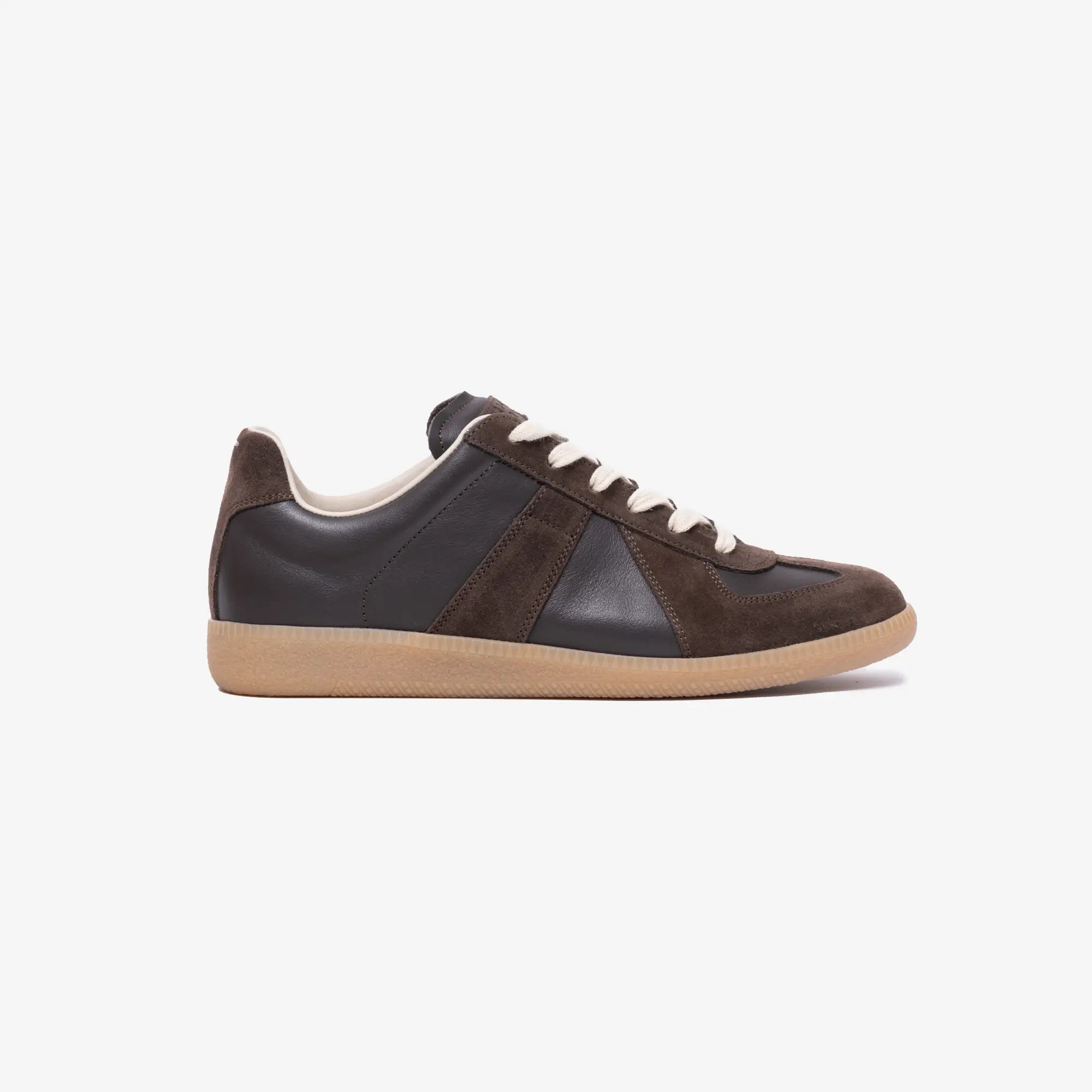 Maison Margiela Womens Replica Dark Khaki Sneakers Dark Khaki - 4