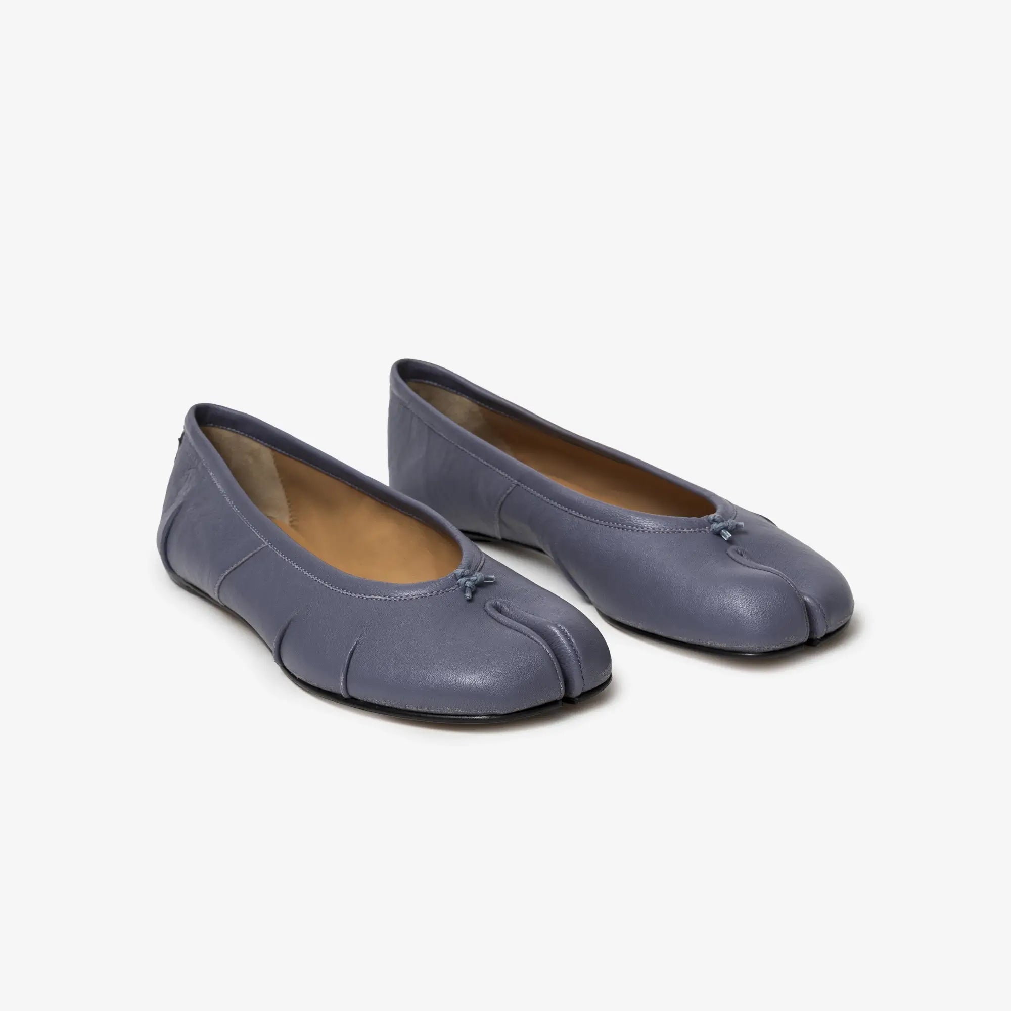 Maison Margiela Womens Tabi Ballerina Flats Powder Blue - 1