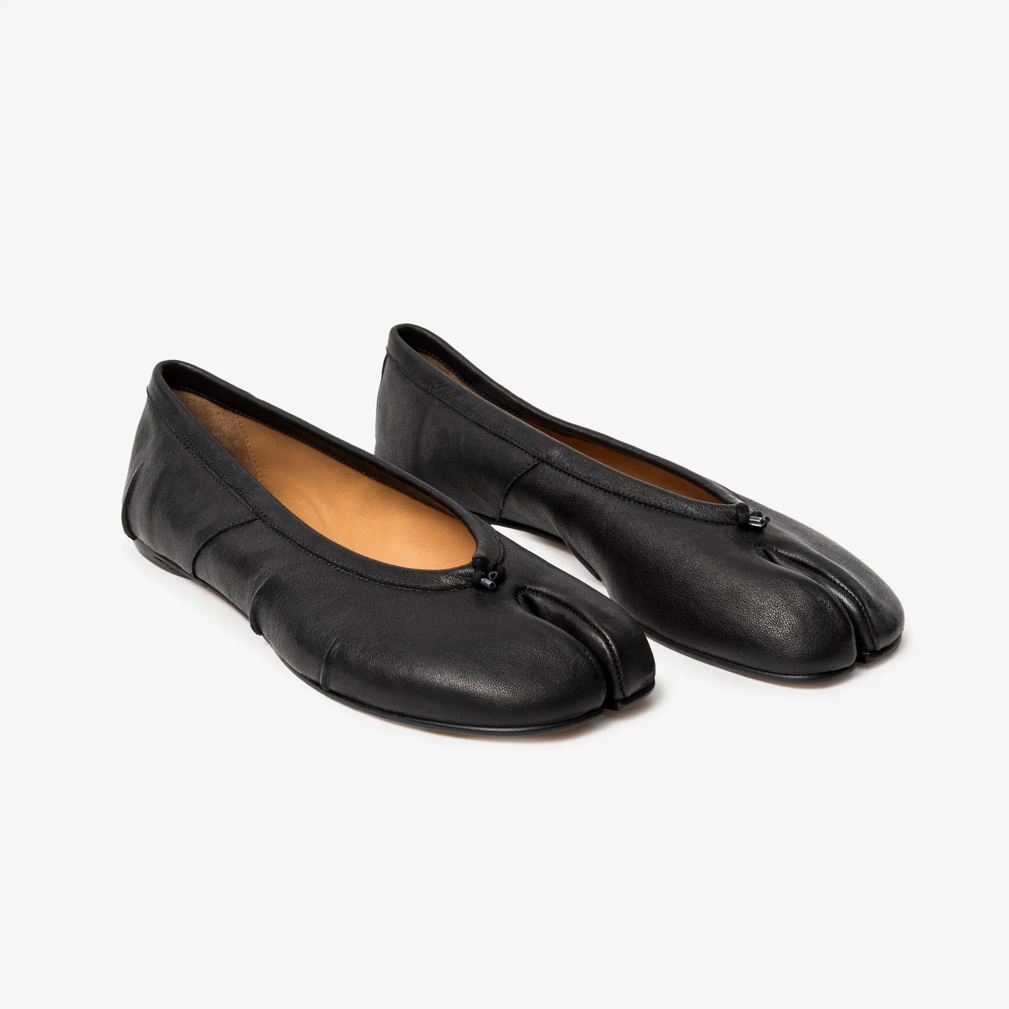 Maison Margiela Womens Tabi New Ballerina Black - 1