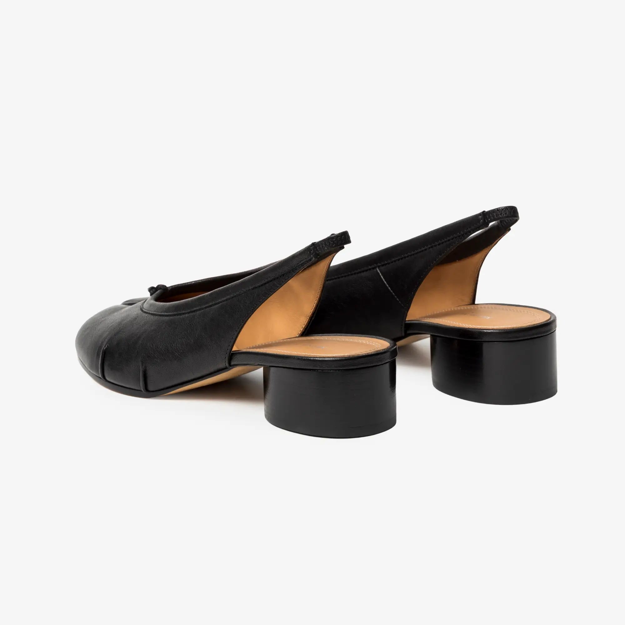 Maison Margiela Womens Tabi Slingback New Ballerina H30 Black - 4