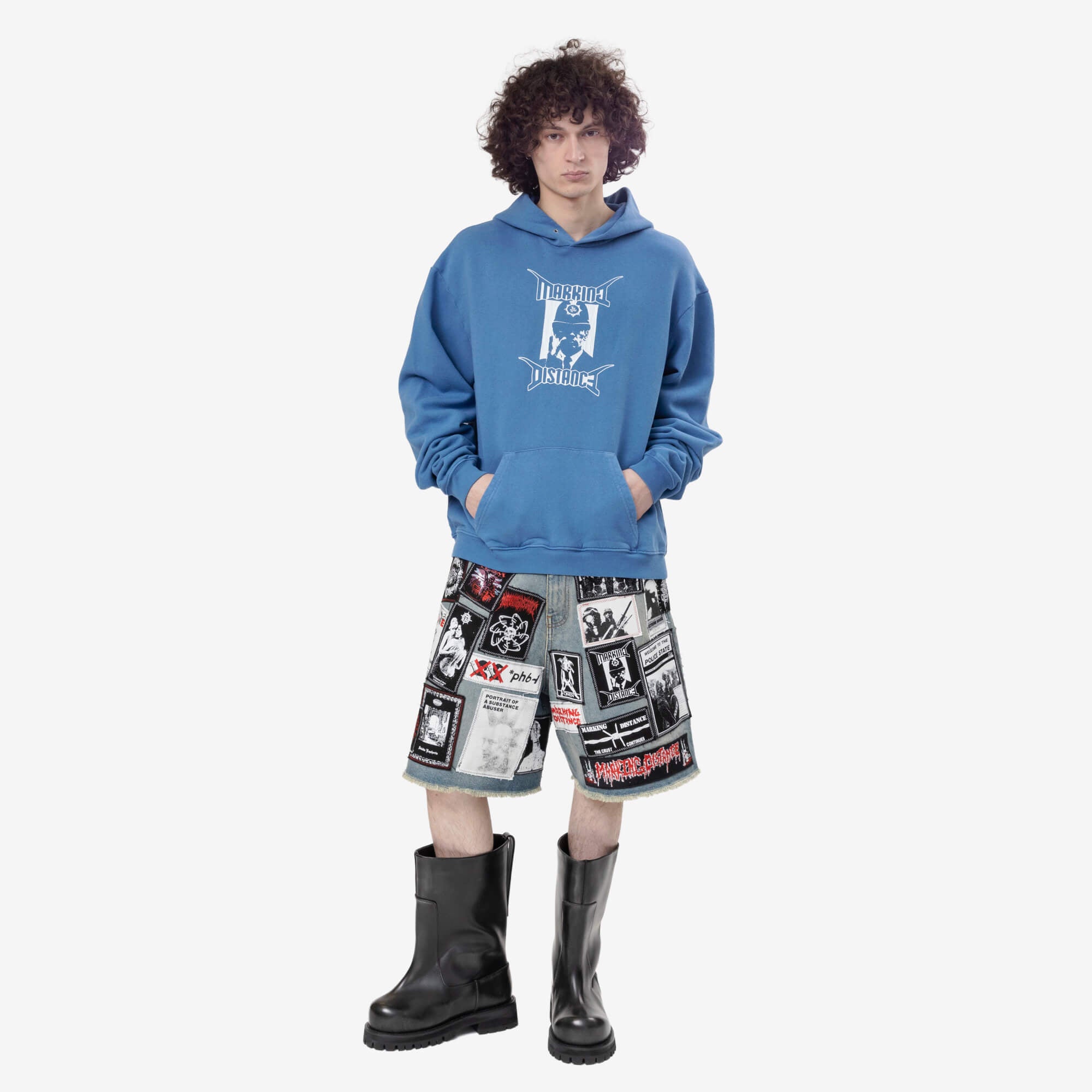 Marking Distance Mood Hoody Navy - 2