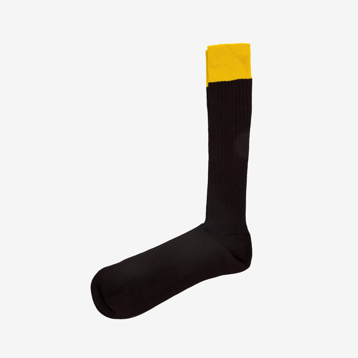 MARNI Contrast Cuff Socks Coffee-2