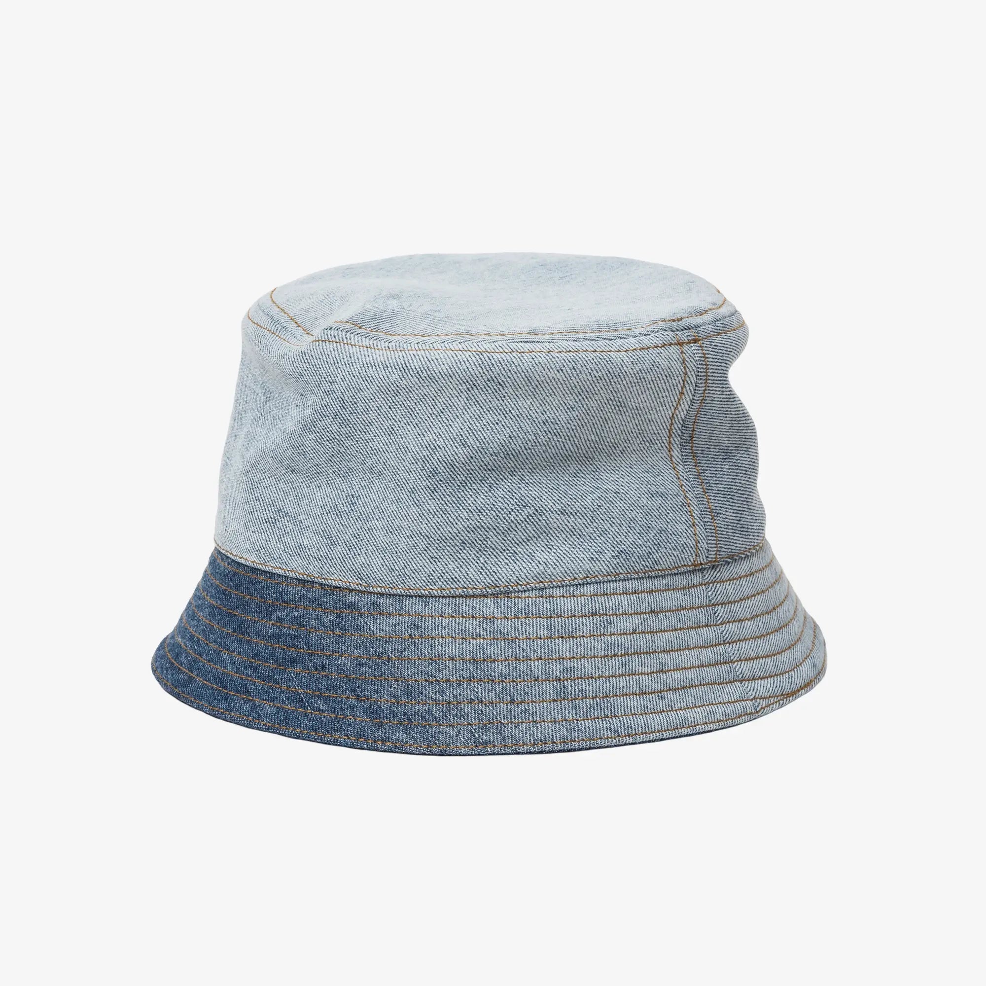 MARNI Gradient Bleach Denim Bucket Hat Antique White - 4