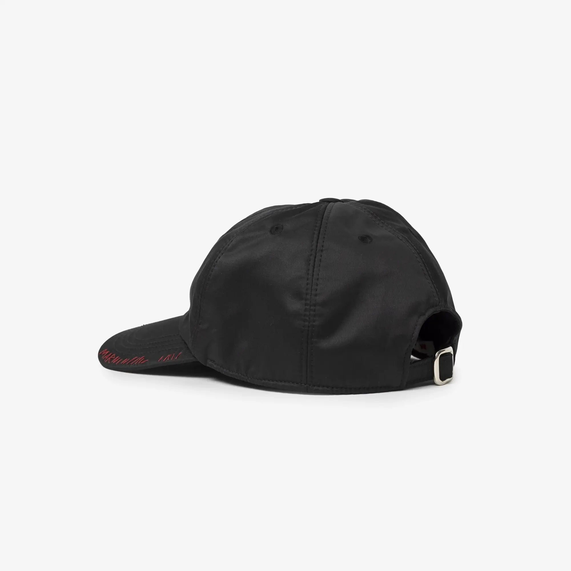 MARNI Manding Taffeta Cap Black - 4