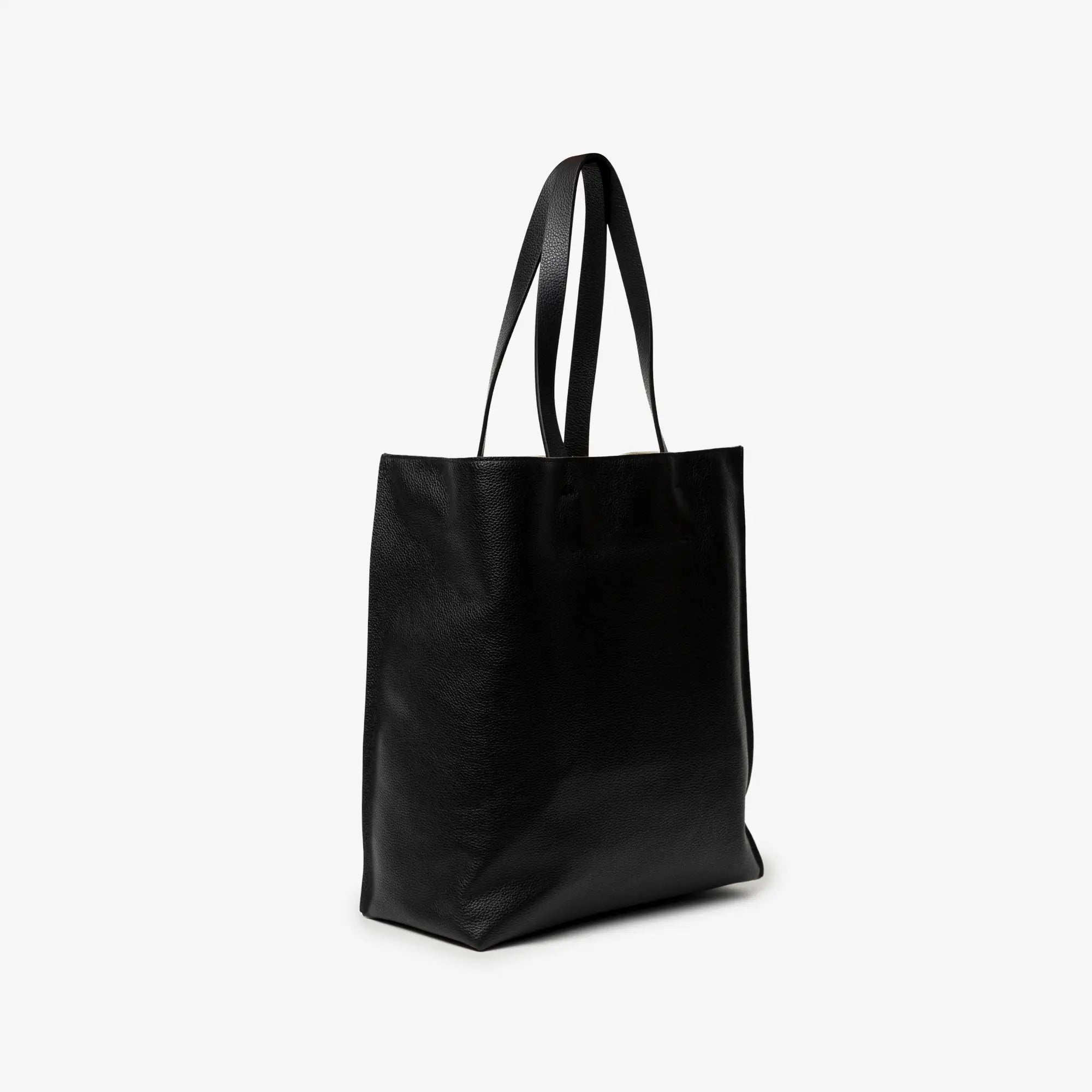 MARNI Museo Leather Mending Tote Black - 4